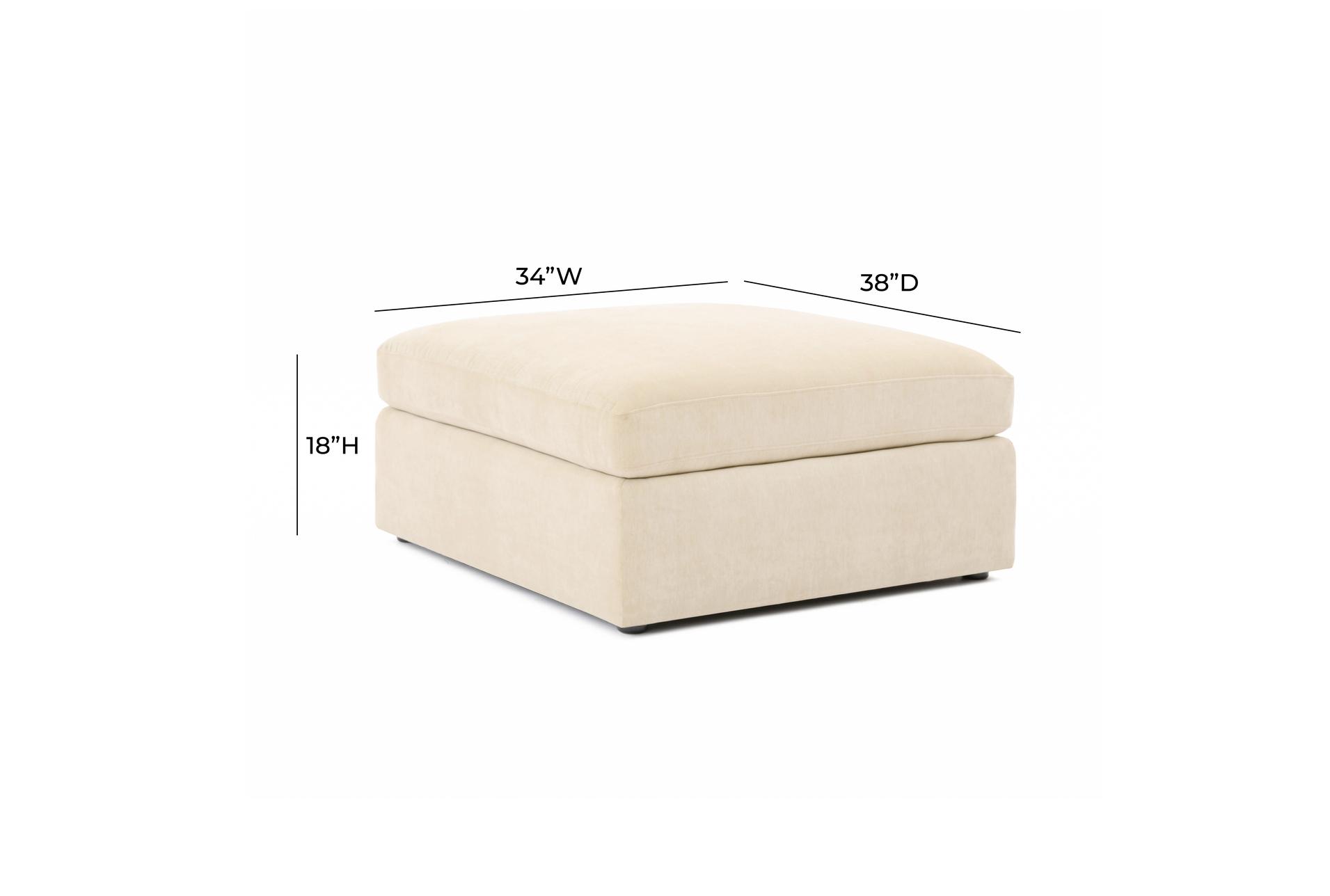 aiden beige fabric square ottoman 7 aiden beige fabric square ottoman