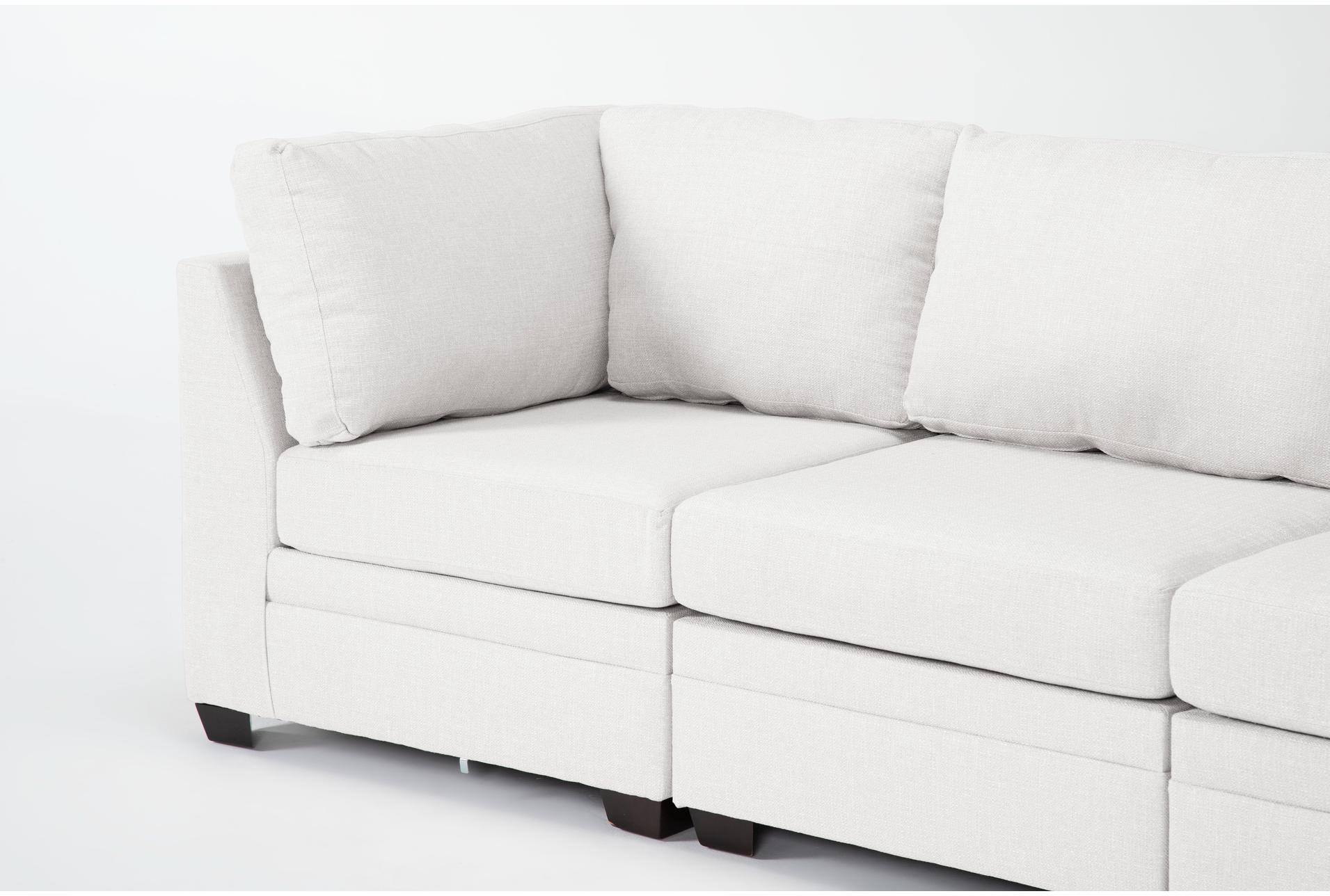 solimar sand white fabric 4 piece modular sofa & storage ottoman 9 solimar sand white fabric 4 piece modular sofa & storage ottoman