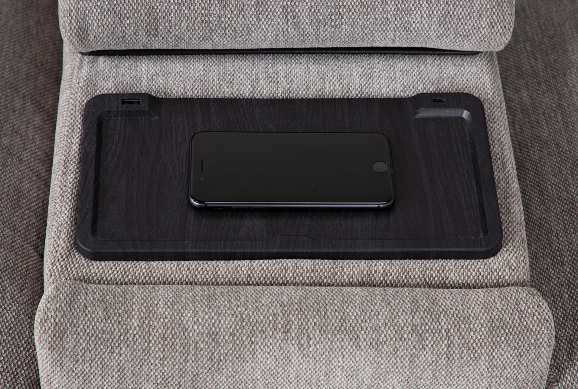 felix grey 141" 7 piece power reclining modular sectional with storage console left arm facing chaise wireless charging cupholders & usb 22 felix grey 141" 7 piece power reclining modular sectional with storage console left arm facing chaise wireless charging cupholders & usb