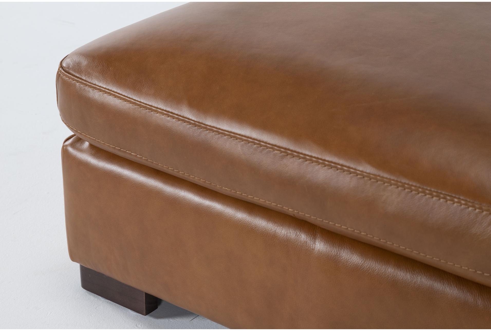 mason brown leather rectangle ottoman 7 mason brown leather rectangle ottoman
