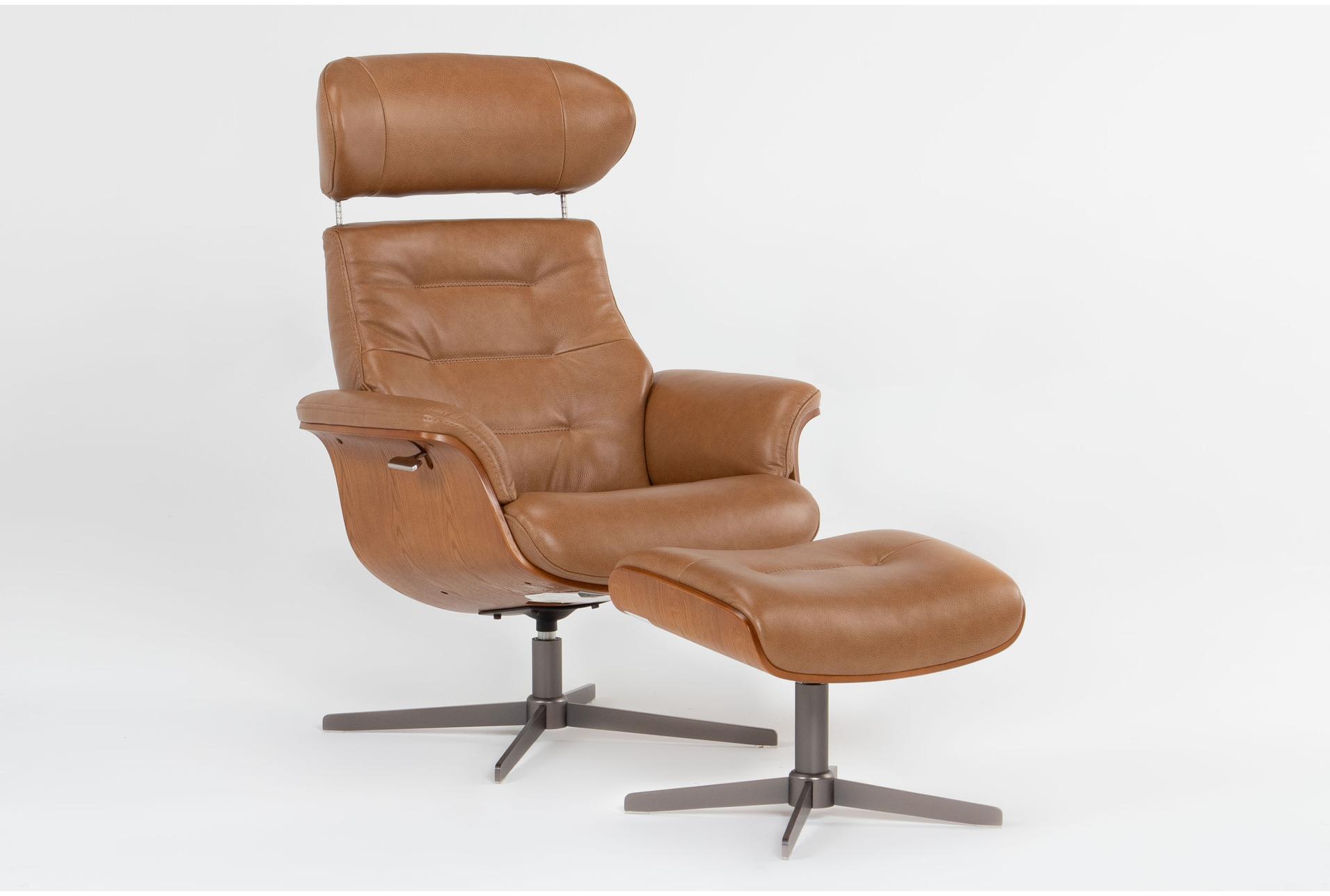 amala saddle brown leather reclining swivel arm chair with adjustable headrest & ottoman | solid | adjustable headrests 11 amala saddle brown leather reclining swivel arm chair with adjustable headrest & ottoman | solid | adjustable headrests