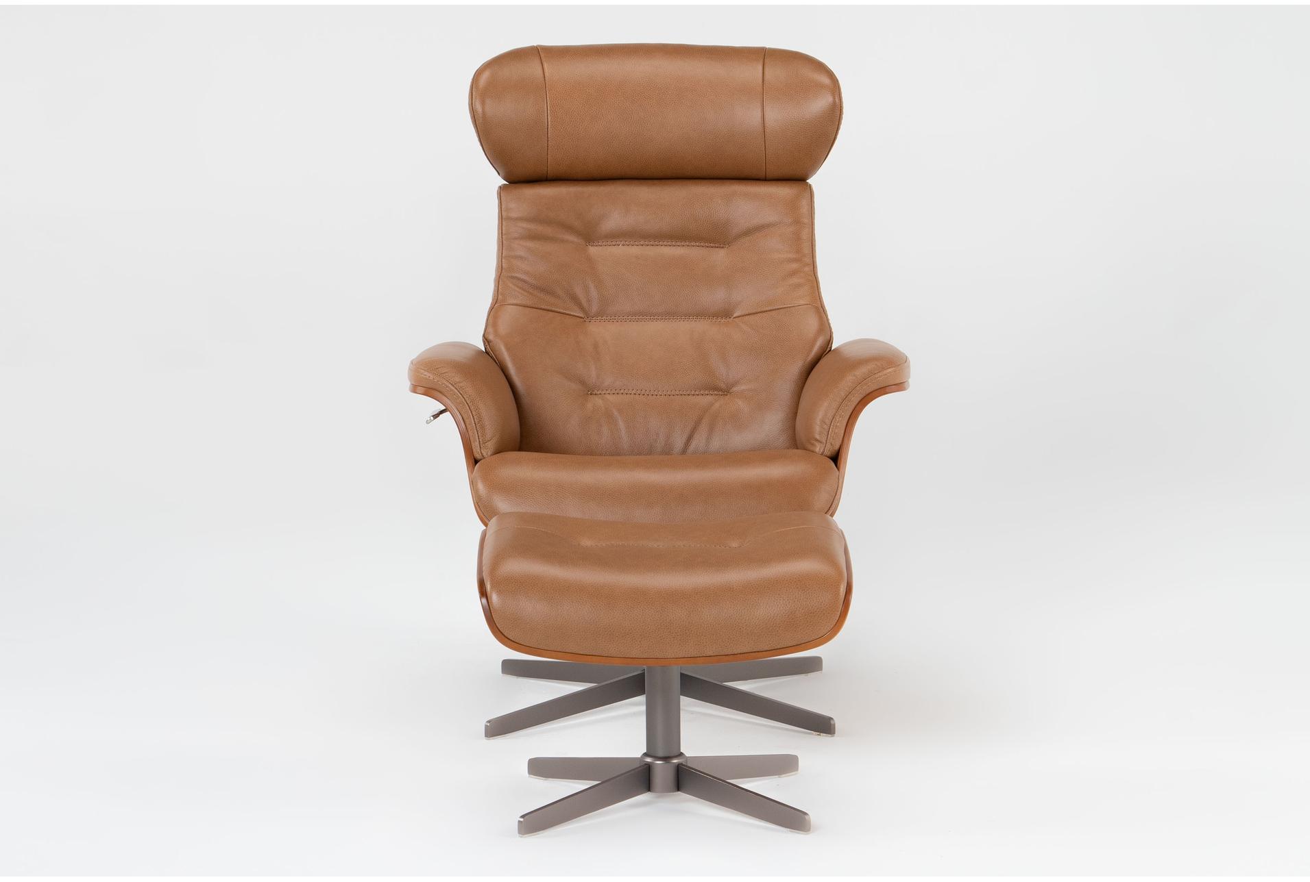 amala saddle brown leather reclining swivel arm chair with adjustable headrest & ottoman | solid | adjustable headrests 14 amala saddle brown leather reclining swivel arm chair with adjustable headrest & ottoman | solid | adjustable headrests