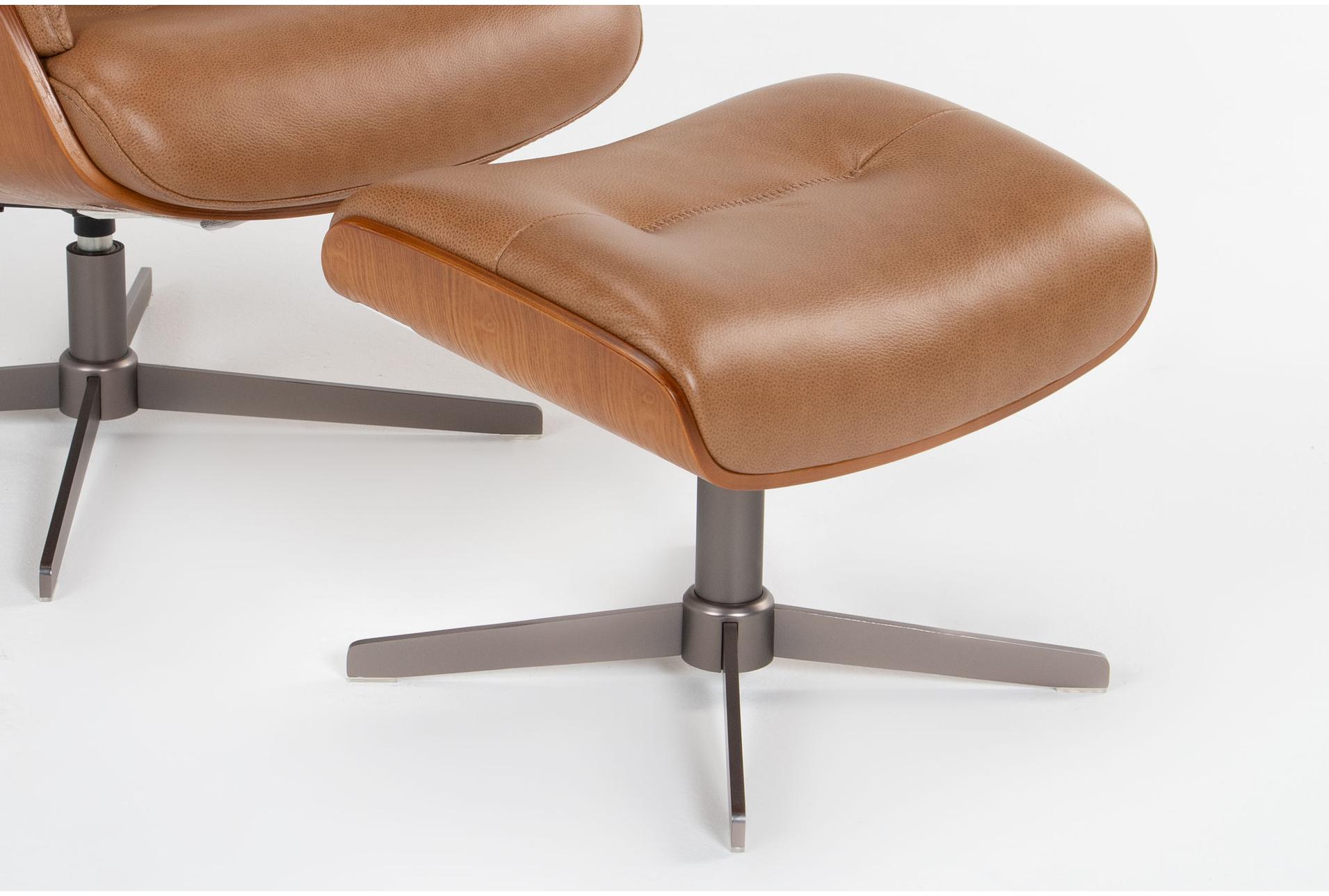 amala saddle brown leather reclining swivel arm chair with adjustable headrest & ottoman | solid | adjustable headrests 15 amala saddle brown leather reclining swivel arm chair with adjustable headrest & ottoman | solid | adjustable headrests