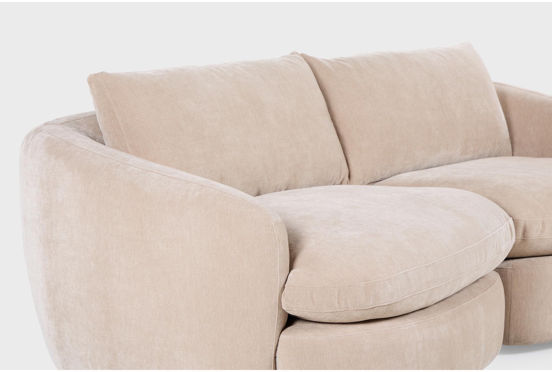 kendall 98" sand beige fabric cloud-like 2 piece curved modular loveseat 15 kendall 98" sand beige fabric cloud-like 2 piece curved modular loveseat
