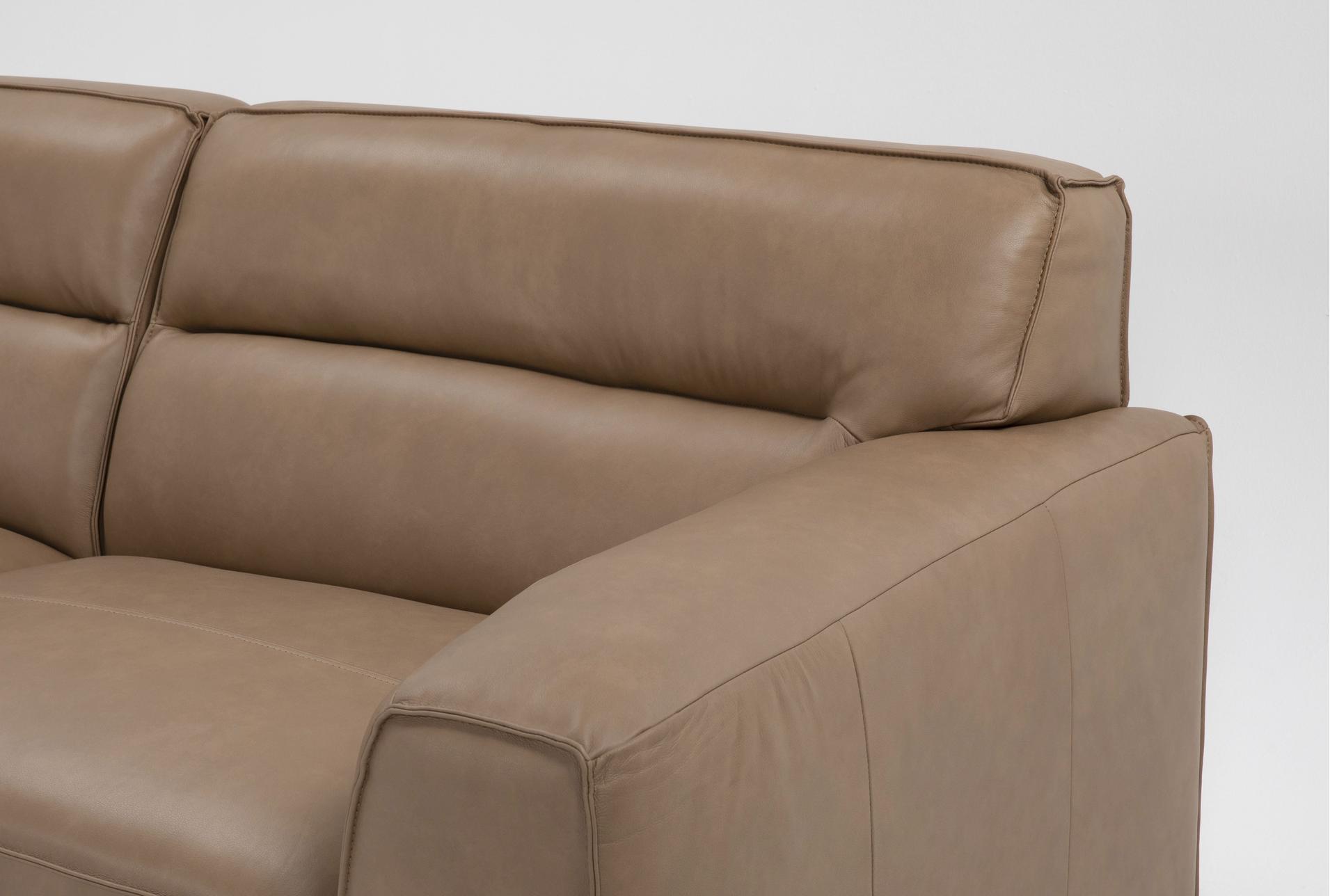 rhone 157" light brown beige leather 6 piece modular l-shaped sectional & ottoman set | reversible 9 rhone 157" light brown beige leather 6 piece modular l-shaped sectional & ottoman set | reversible