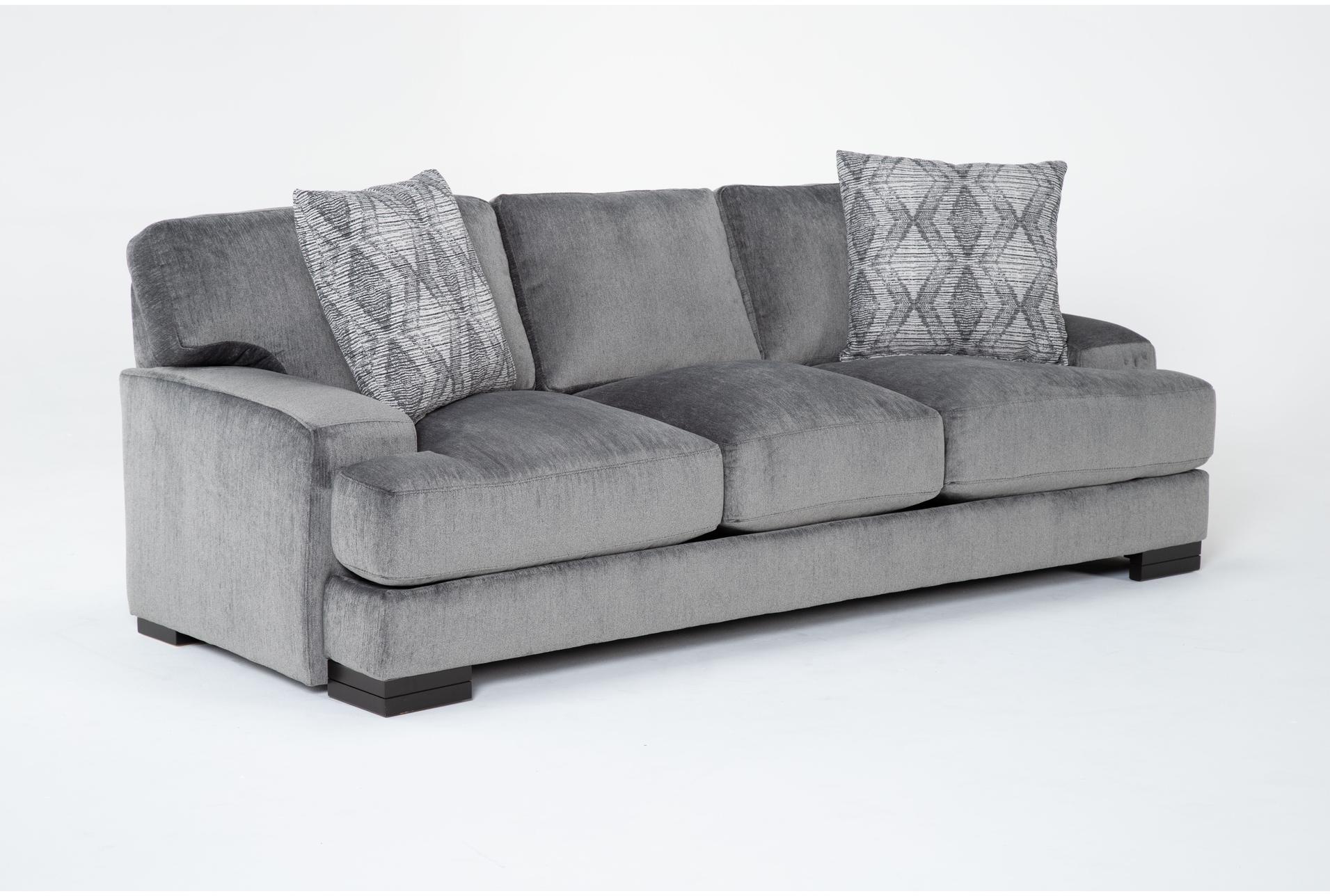 aidan v 94" grey fabric sofa 9 aidan v 94" grey fabric sofa