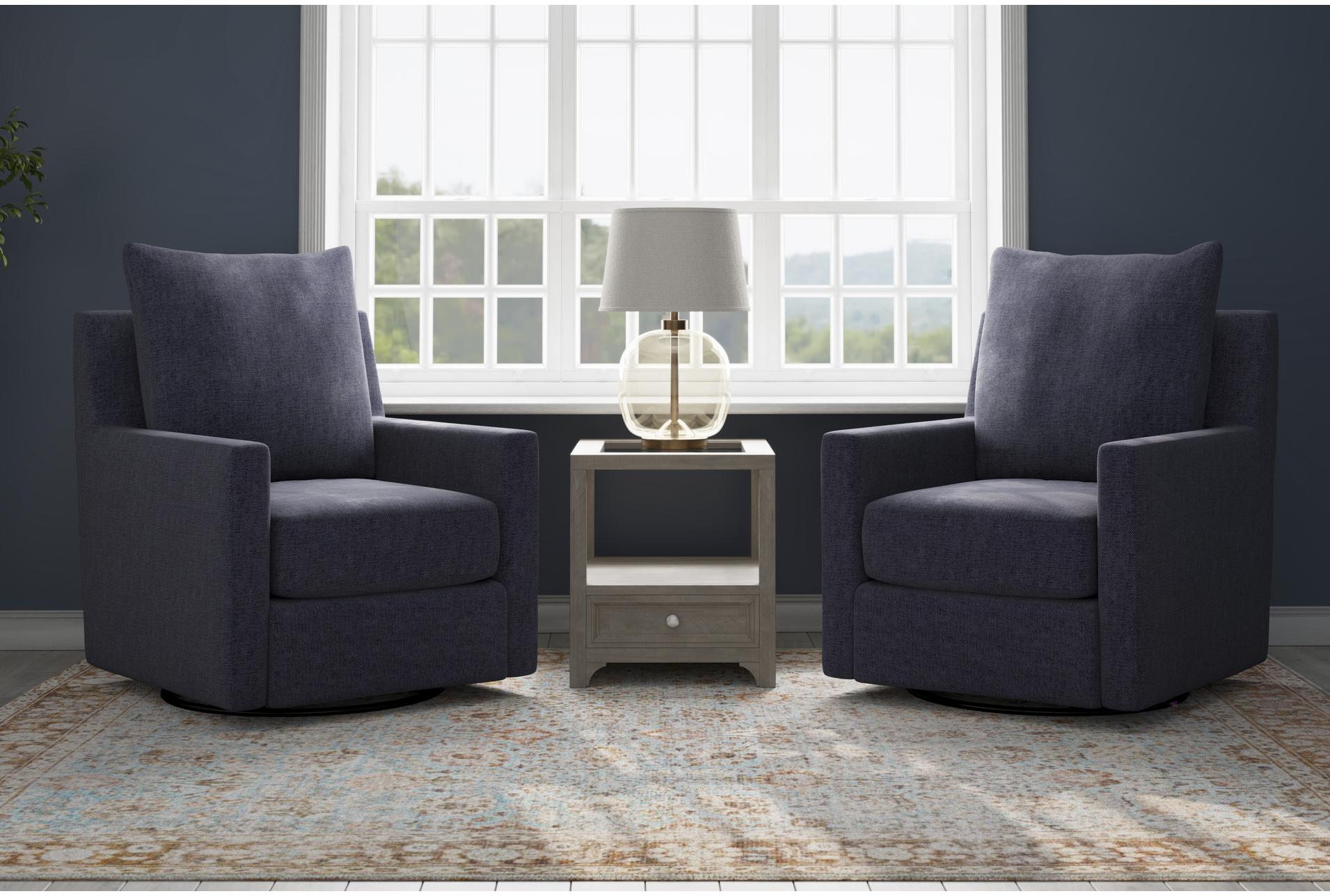 bonaterra midnight blue fabric swivel glider arm chairs set of 2 | sets | solid | armchair | club | lounge | with arms 8 bonaterra midnight blue fabric swivel glider arm chairs set of 2 | sets | solid | armchair | club | lounge | with arms