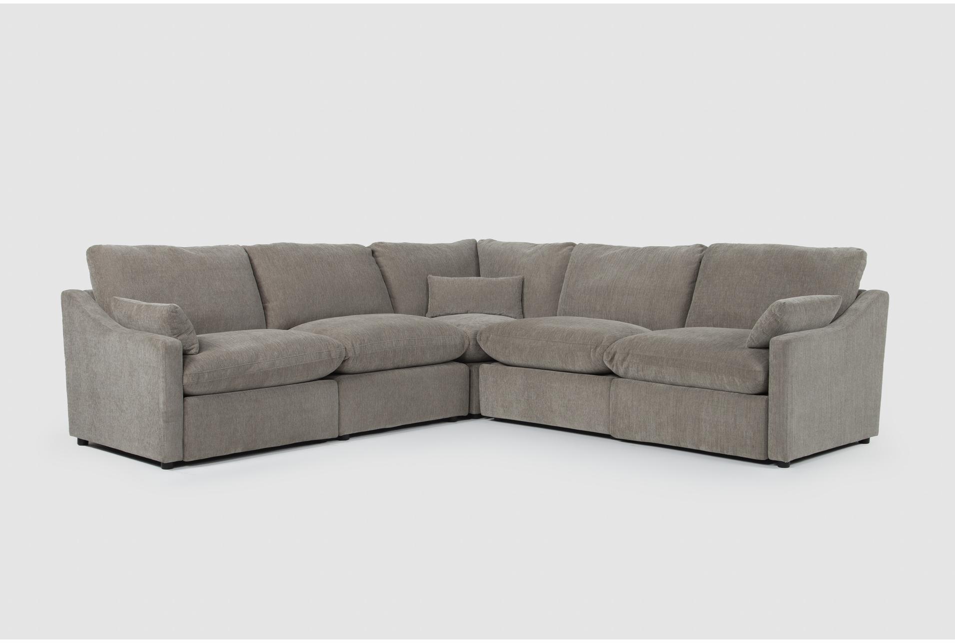 kennedy mocha 5 piece modular sectional 1 kennedy mocha 5 piece modular sectional