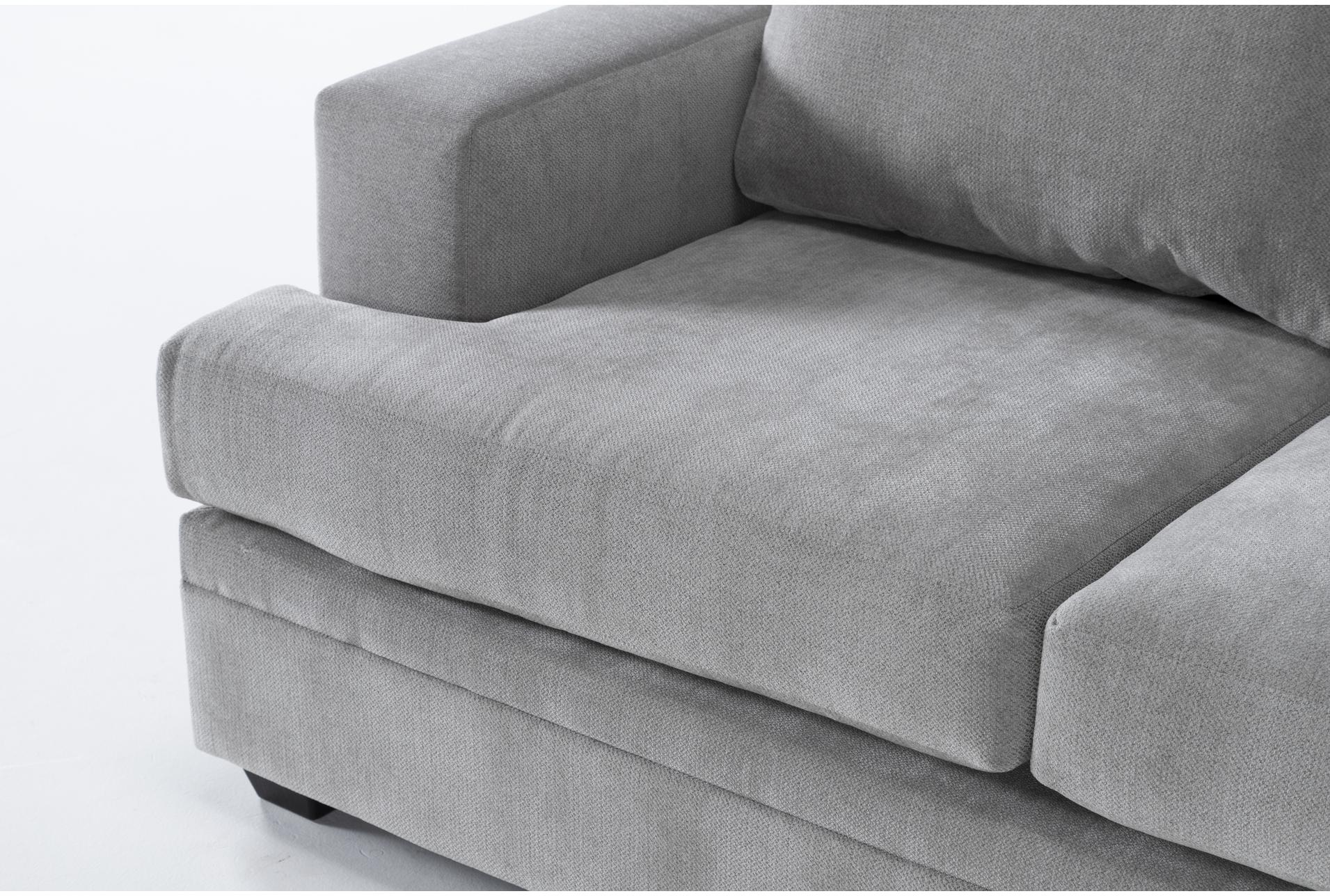 bonaterra dove grey fabric 127" 2 piece l-shaped sectional with right arm facing sofa | track arms | loose reversible back 11 bonaterra dove grey fabric 127" 2 piece l-shaped sectional with right arm facing sofa | track arms | loose reversible back
