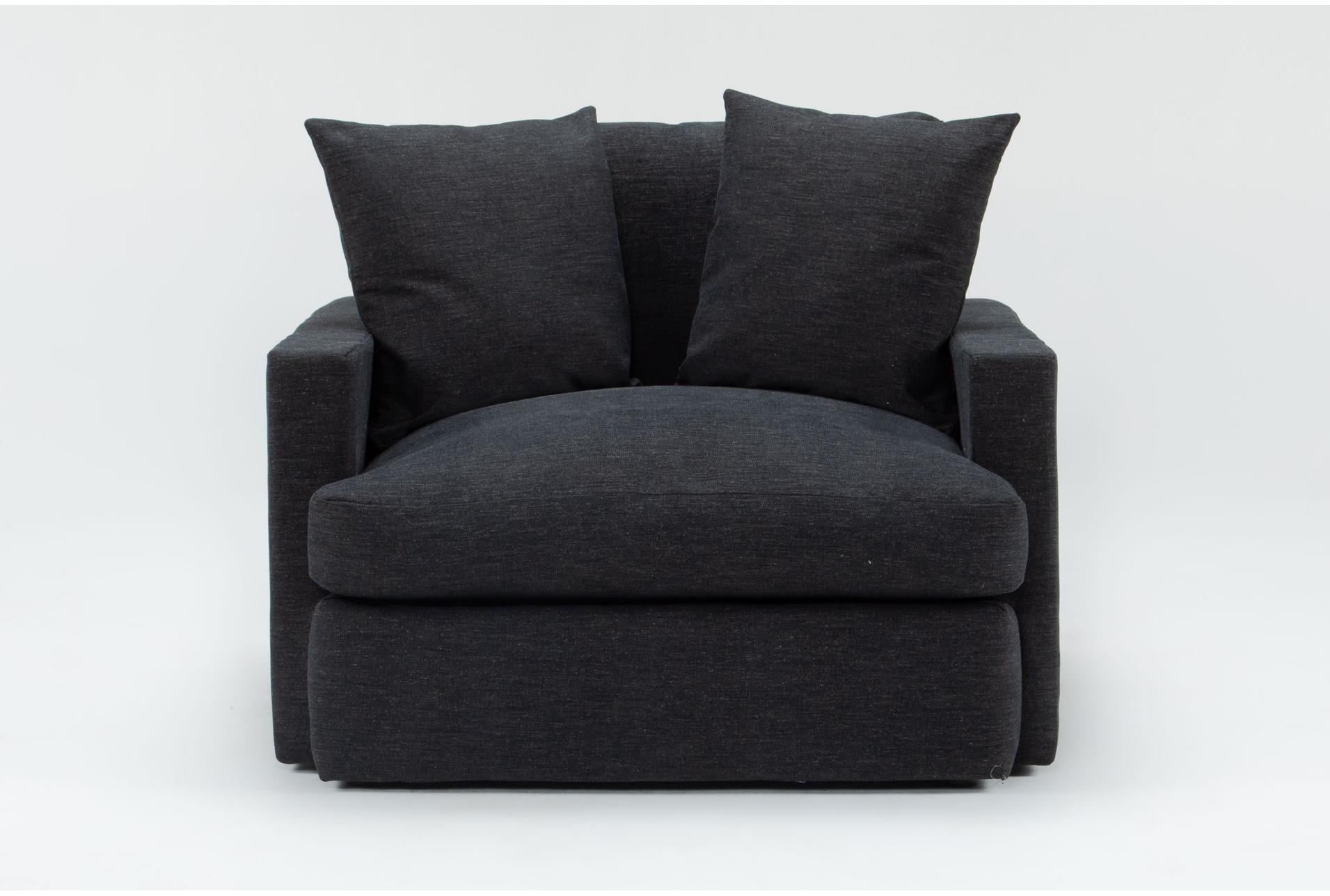 grand down iii black fabric 46" chair | made in the usa 1 grand down iii black fabric 46" chair | made in the usa