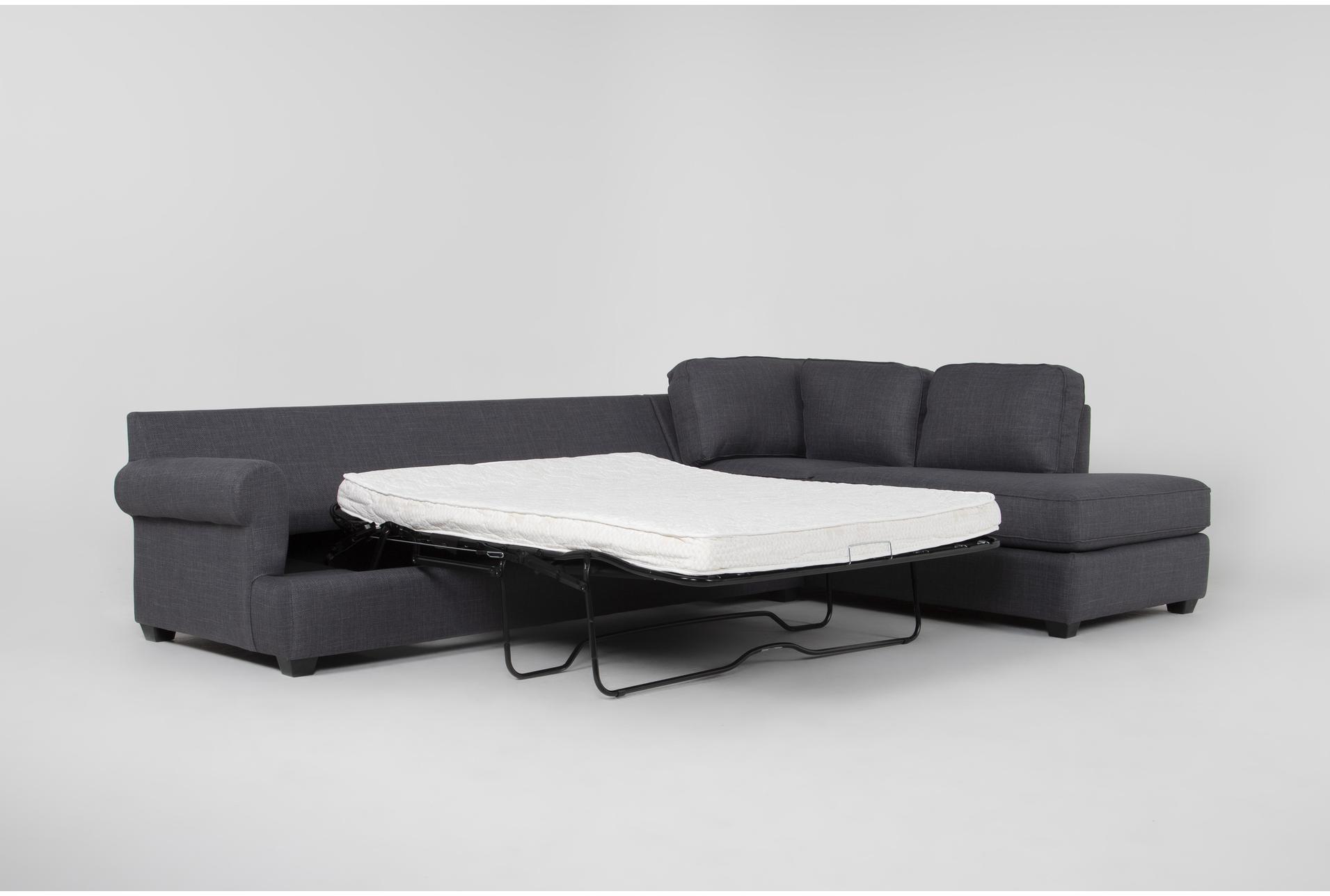 hampstead ii blue 140" 2 piece sectional with left arm facing sleeper sofa chaise & right arm facing corner chaise | fabric 9 hampstead ii blue 140" 2 piece sectional with left arm facing sleeper sofa chaise & right arm facing corner chaise | fabric