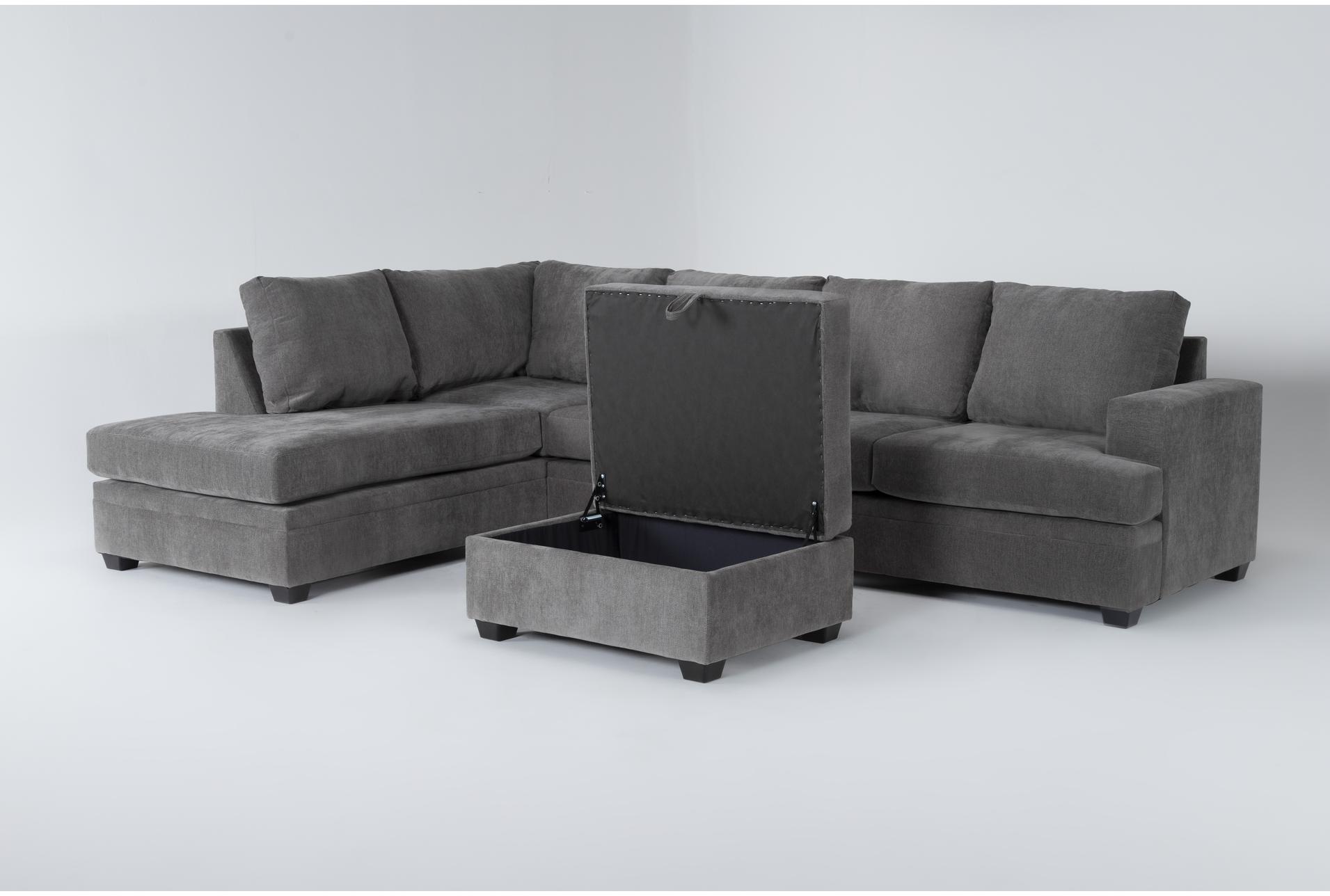 bonaterra charcoal grey fabric 127" 2 piece l-shaped sectional with left arm facing corner chaise & storage ottoman 9 bonaterra charcoal grey fabric 127" 2 piece l-shaped sectional with left arm facing corner chaise & storage ottoman