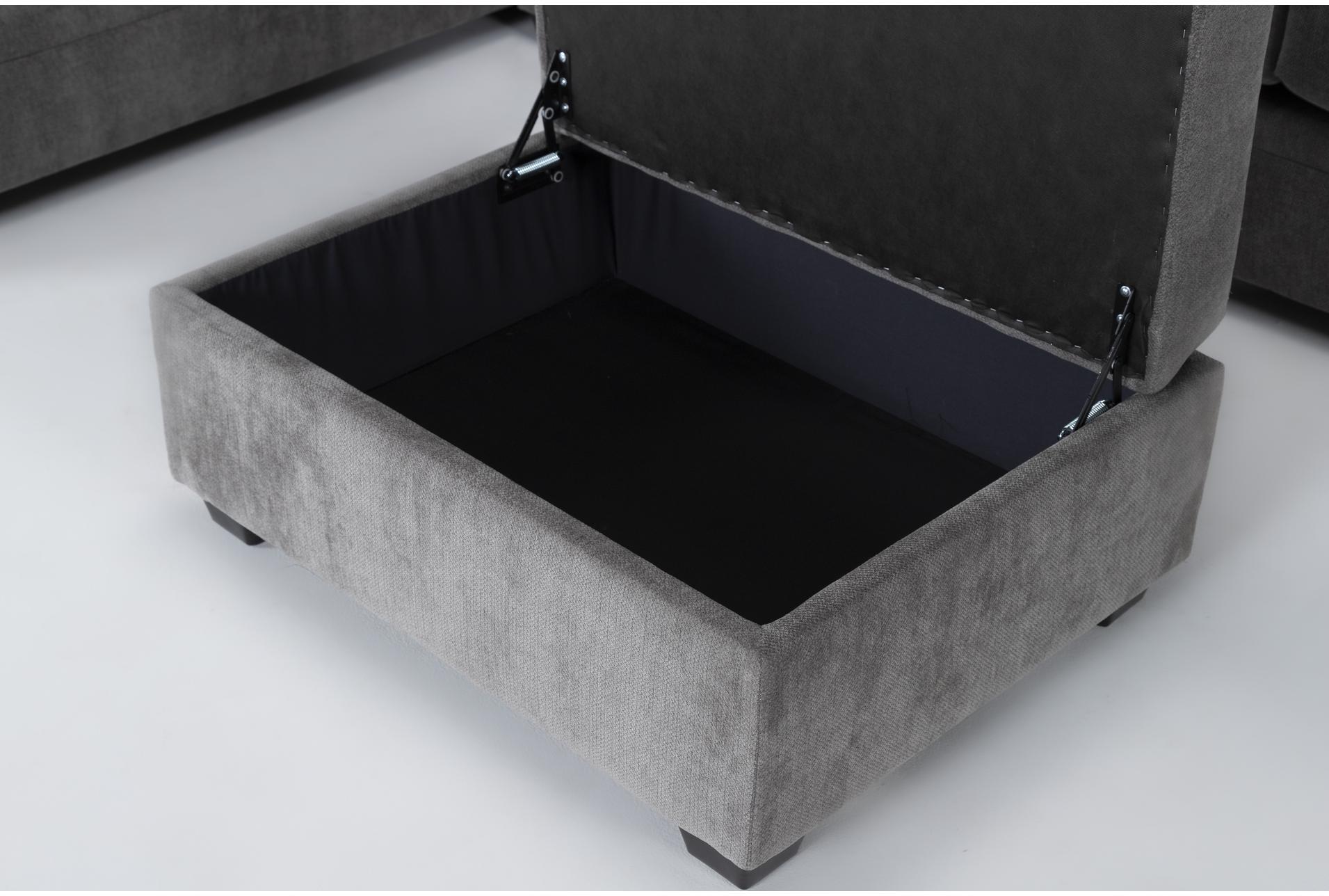 bonaterra charcoal grey fabric 127" 2 piece l-shaped sectional with left arm facing corner chaise & storage ottoman 10 bonaterra charcoal grey fabric 127" 2 piece l-shaped sectional with left arm facing corner chaise & storage ottoman