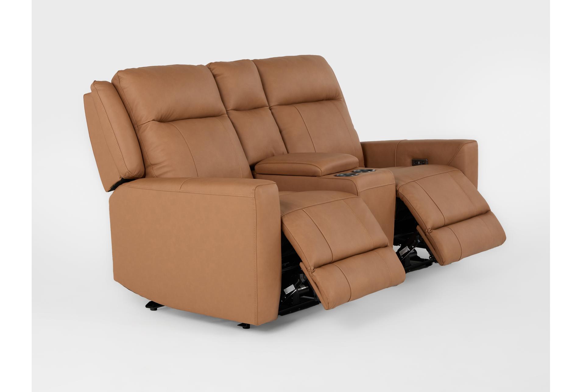 tatiana saddle brown leather 77" 3 piece power reclining modular console loveseat with usb 23 tatiana saddle brown leather 77" 3 piece power reclining modular console loveseat with usb