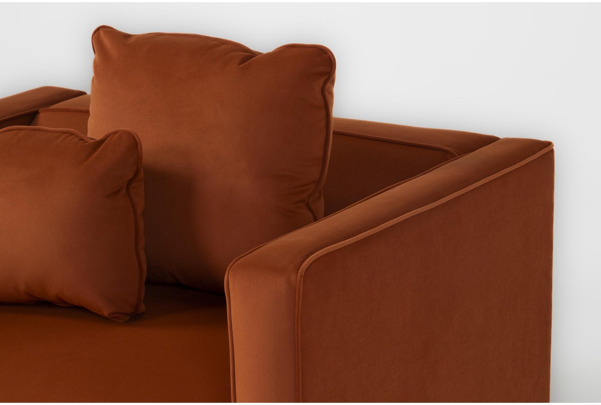 tao burnt sienna orange velvet 45" swivel arm chair | fabric 9 tao burnt sienna orange velvet 45" swivel arm chair | fabric