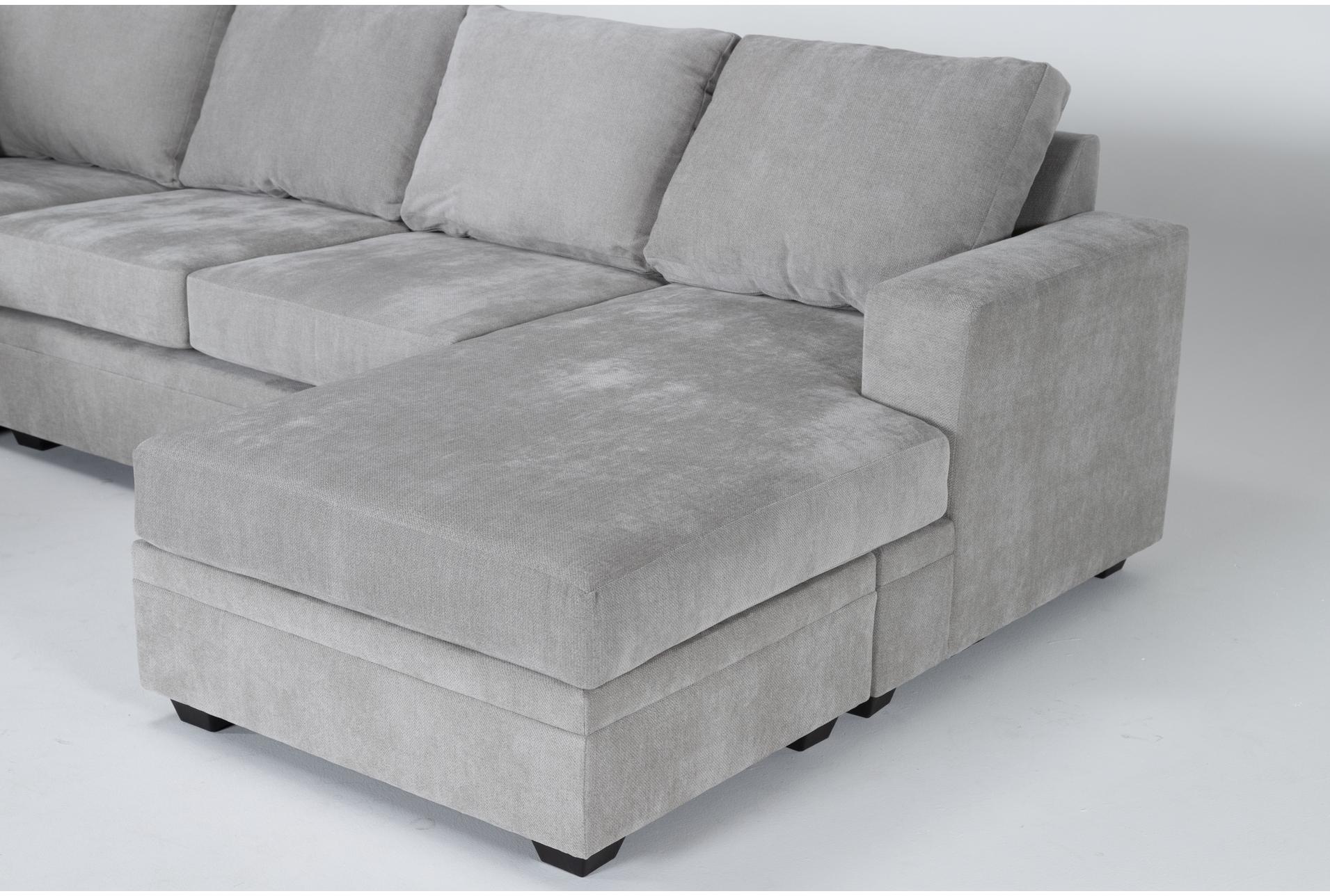 bonaterra dove grey fabric 127" 2 piece u-shaped sectional with right arm facing queen memory foam sleeper sofa bed chaise 10 bonaterra dove grey fabric 127" 2 piece u-shaped sectional with right arm facing queen memory foam sleeper sofa bed chaise