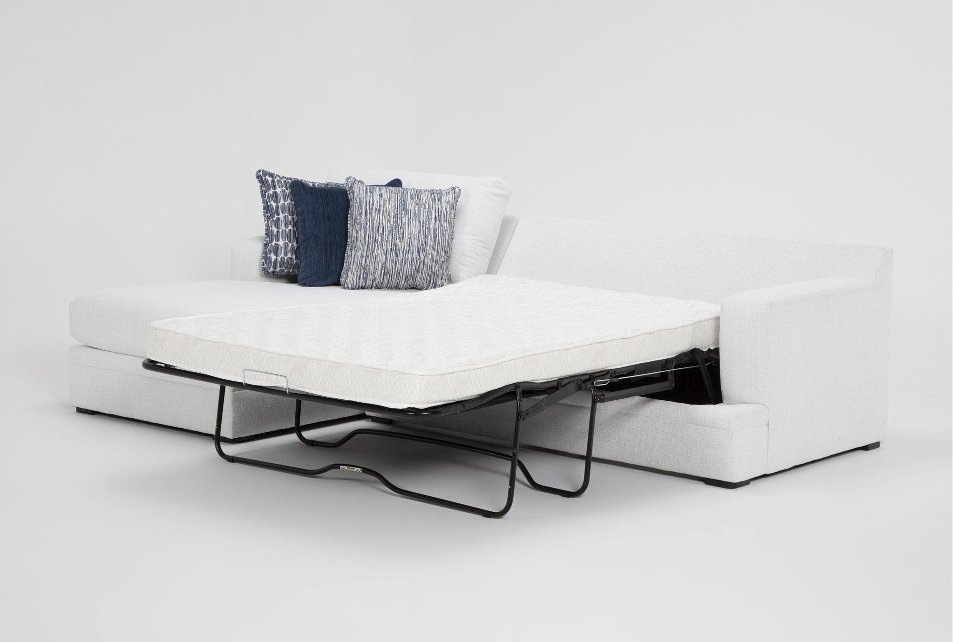 anacapa natural ivory fabric 109" 2 piece full sleeper sectional with left arm facing chaise 13 anacapa natural ivory fabric 109" 2 piece full sleeper sectional with left arm facing chaise