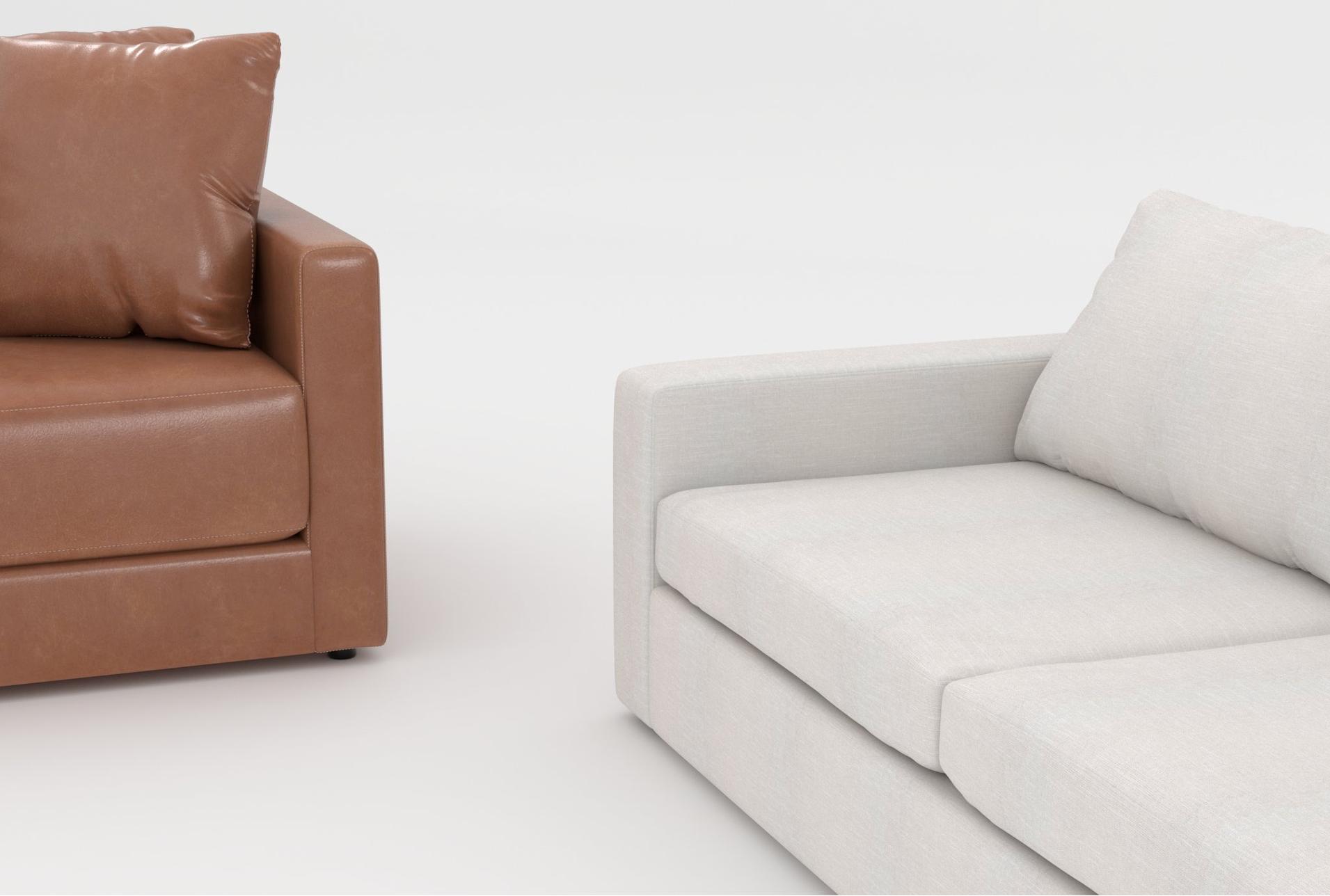 araceli ii sand beige fabric 86" sofa|alicia saddle brown vegan faux leather 40" chair 17 araceli ii sand beige fabric 86" sofa|alicia saddle brown vegan faux leather 40" chair
