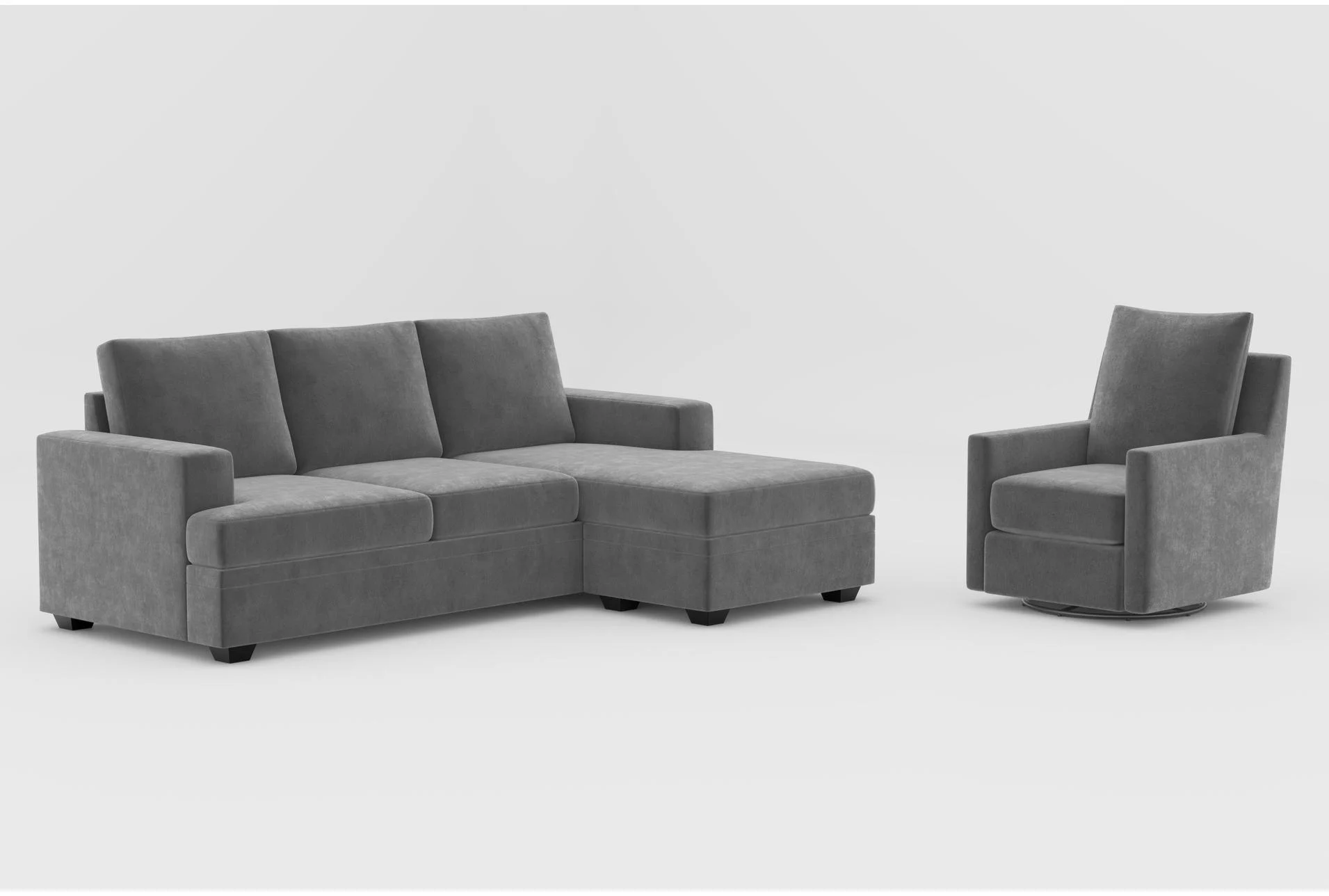 bonaterra charcoal grey fabric 97" queen memory foam sleeper sofa bed with reversible chaise|bonaterra natural charcoal grey fabric swivel glider arm chair 1 bonaterra charcoal grey fabric 97" queen memory foam sleeper sofa bed with reversible chaise|bonaterra natural charcoal grey fabric swivel glider arm chair