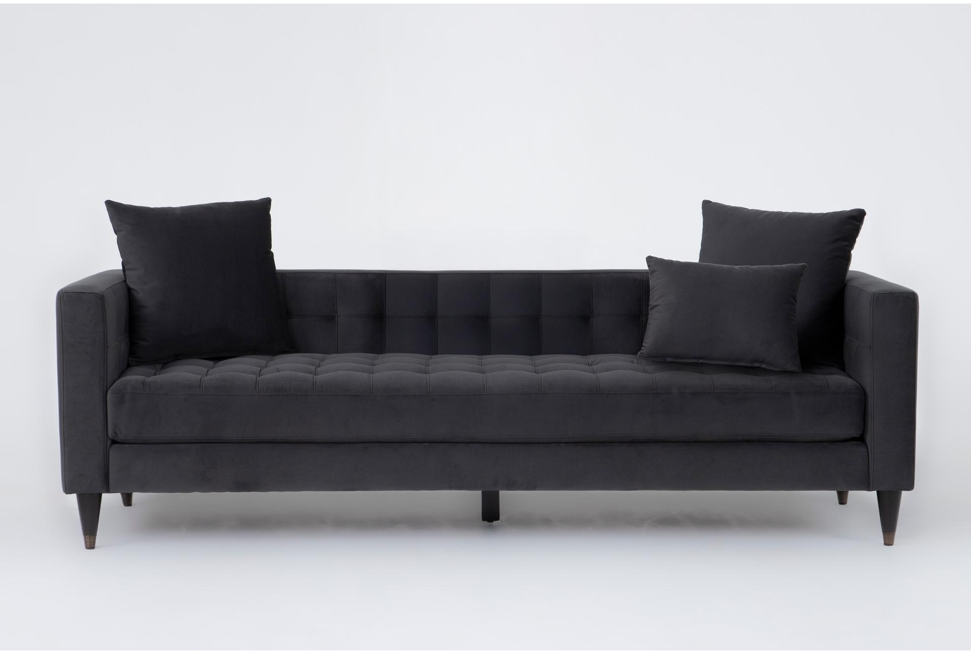 tate v black fabric 92" estate sofa 1 tate v black fabric 92" estate sofa