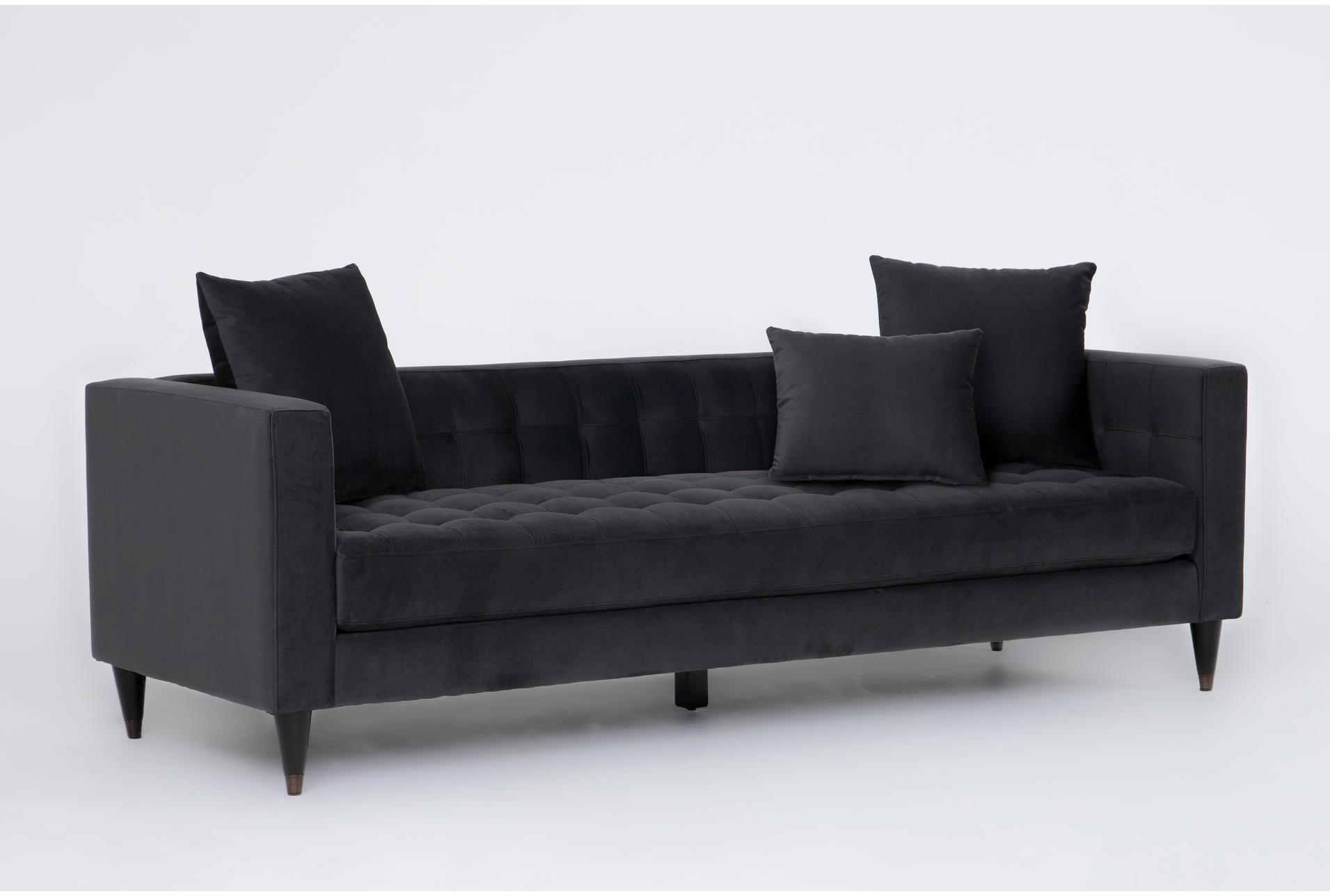 tate v black fabric 92" estate sofa 8 tate v black fabric 92" estate sofa