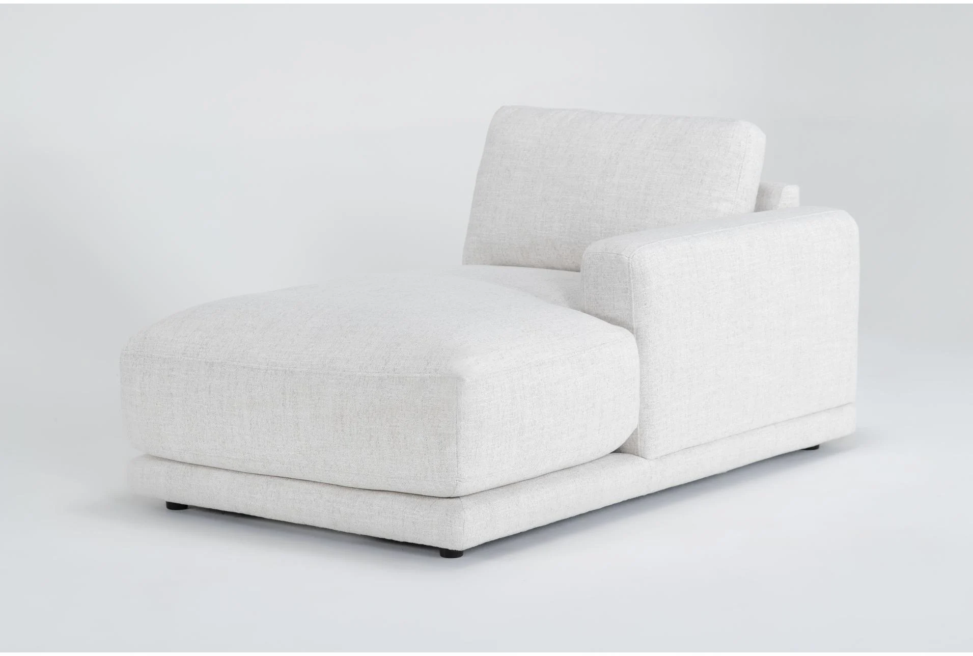 dreanna white fabric right arm facing chaise 1 dreanna white fabric right arm facing chaise