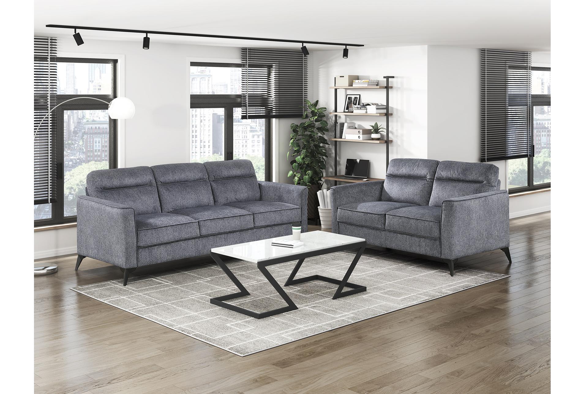mischa dark grey loveseat 18 mischa dark grey loveseat