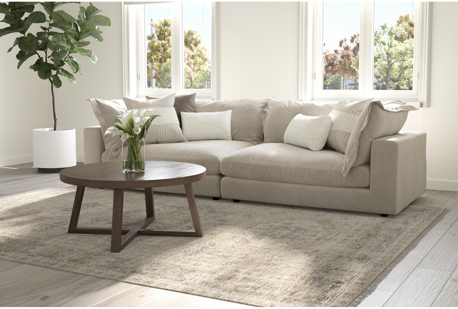 supreme lounger beige cobblestone fabric 2 piece oversized modular sofa 10 supreme lounger beige cobblestone fabric 2 piece oversized modular sofa