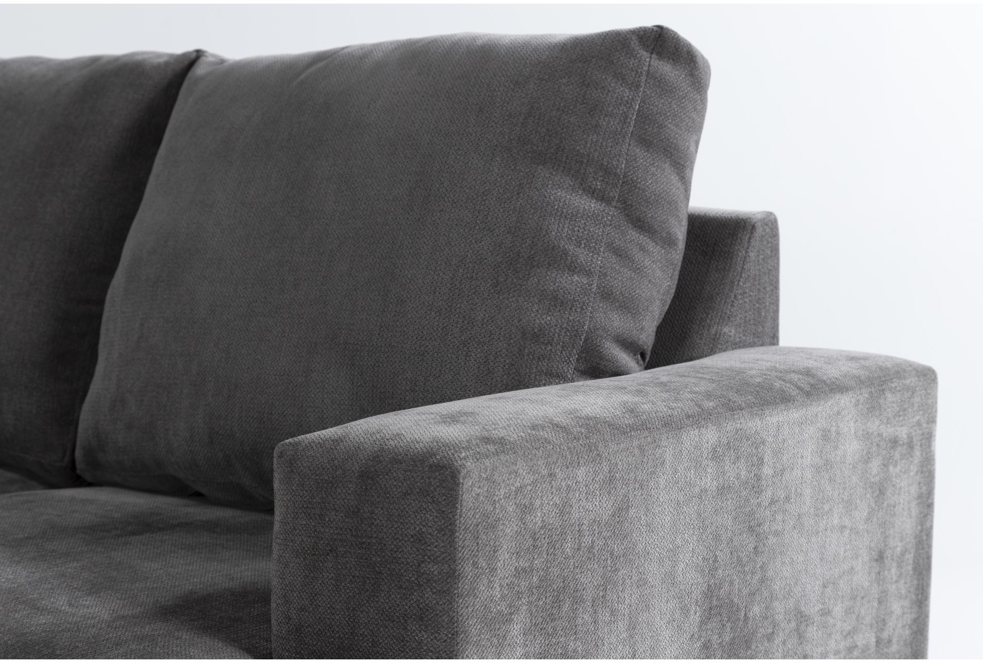 bonaterra charcoal grey fabric 127" 2 piece u-shaped sectional with right arm facing sofa chaise & left arm facing corner chaise 8 bonaterra charcoal grey fabric 127" 2 piece u-shaped sectional with right arm facing sofa chaise & left arm facing corner chaise