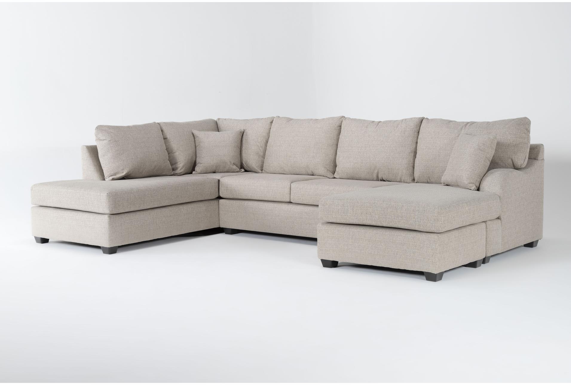 esteban beige fabric 138" 2 piece u-shaped sectional with right arm facing sofa chaise & left arm facing corner chaise 1 esteban beige fabric 138" 2 piece u-shaped sectional with right arm facing sofa chaise & left arm facing corner chaise