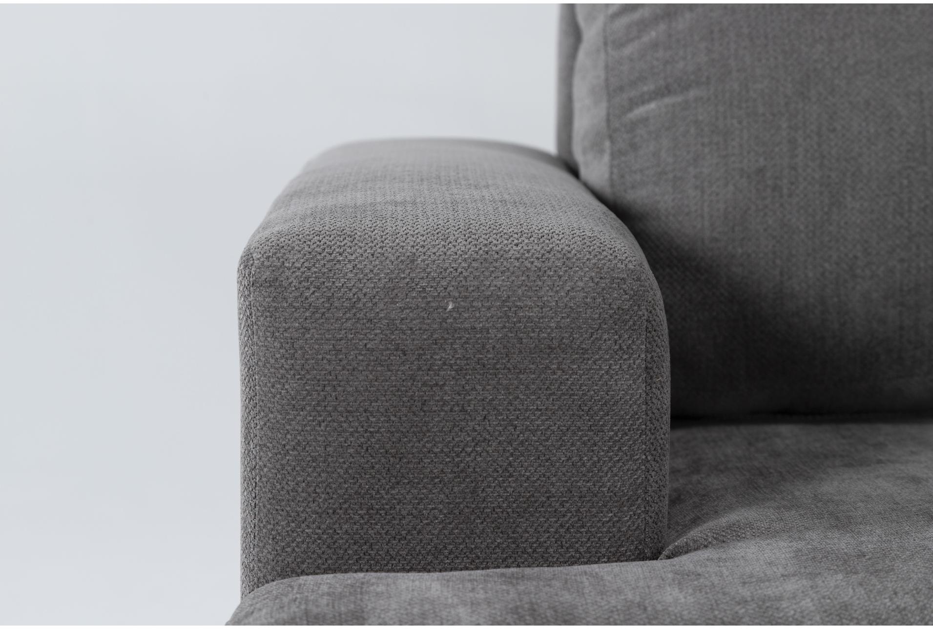 bonaterra charcoal grey fabric 3 piece sofa loveseat & storage ottoman set | loose reversible back 11 bonaterra charcoal grey fabric 3 piece sofa loveseat & storage ottoman set | loose reversible back