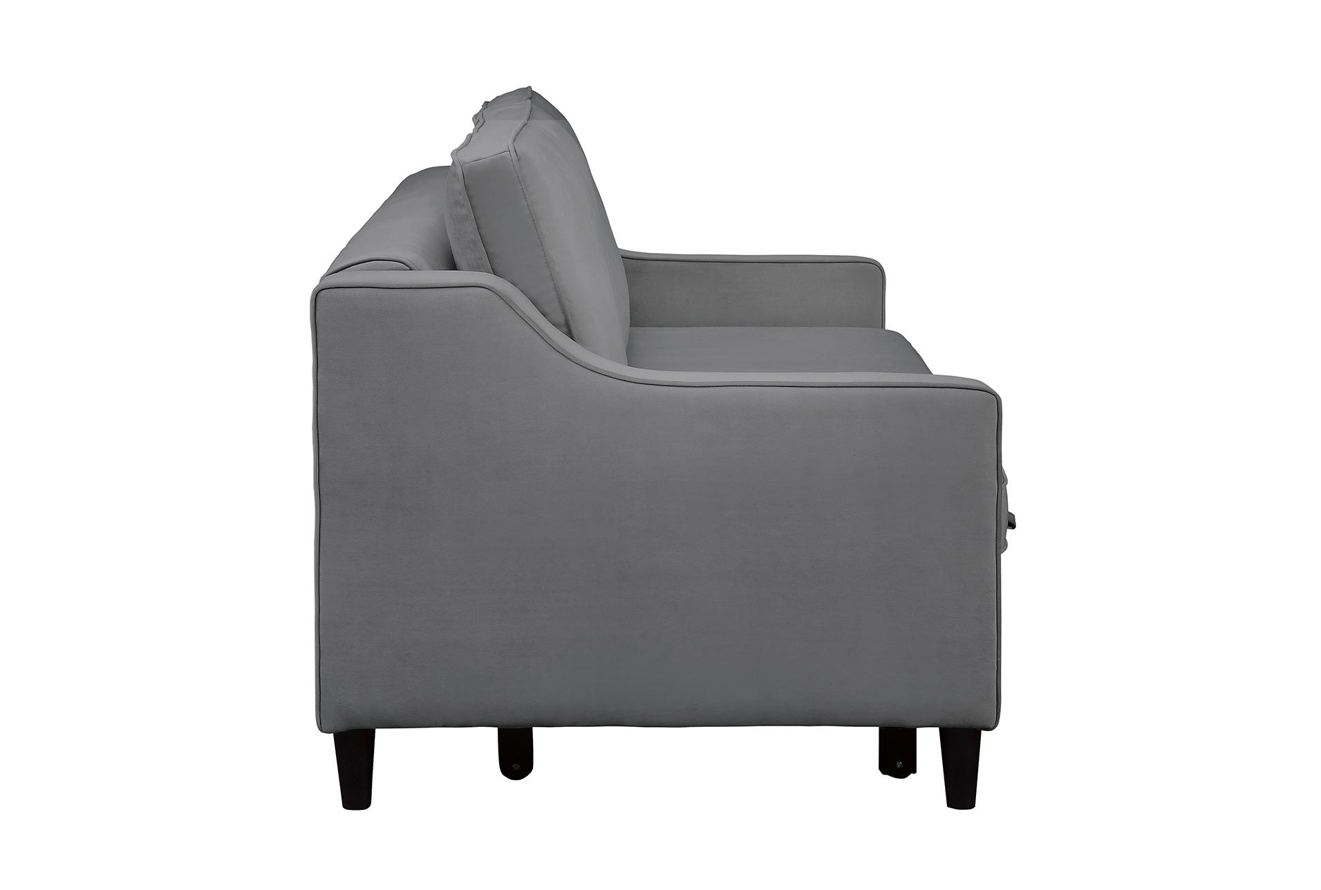 orina dark grey 72" convertible futon sleeper sofa bed 13 orina dark grey 72" convertible futon sleeper sofa bed