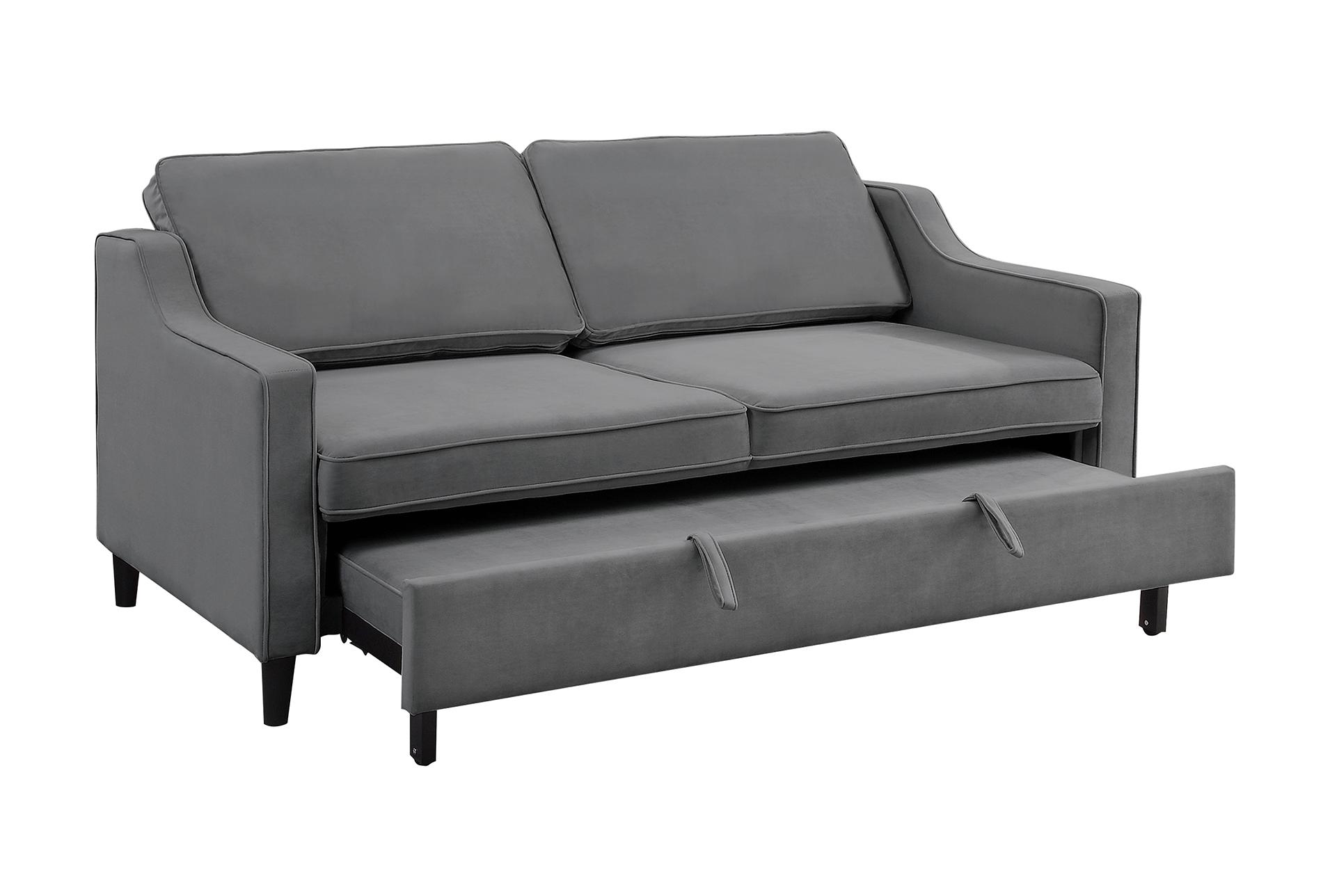 orina dark grey 72" convertible futon sleeper sofa bed 14 orina dark grey 72" convertible futon sleeper sofa bed