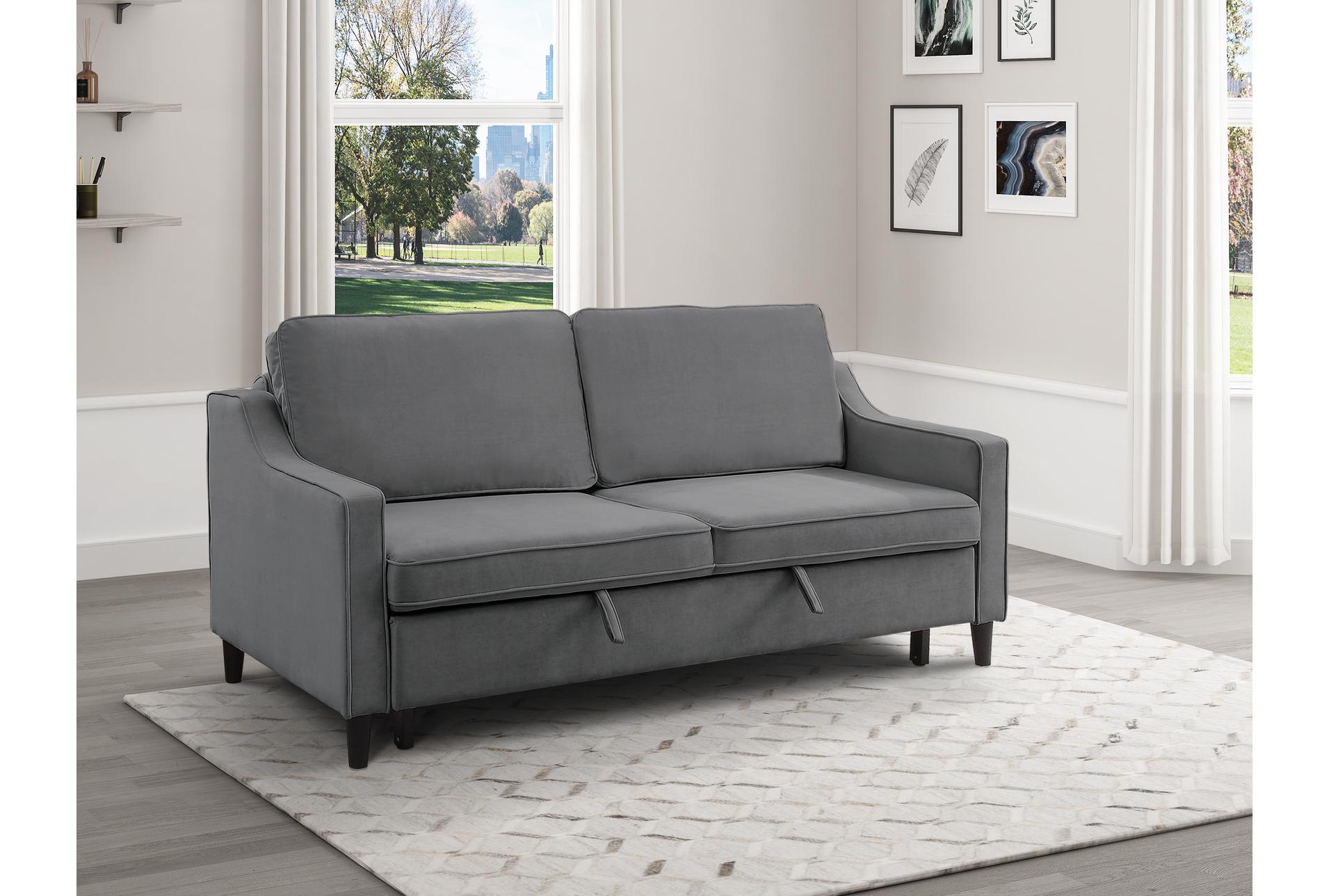 orina dark grey 72" convertible futon sleeper sofa bed 18 orina dark grey 72" convertible futon sleeper sofa bed