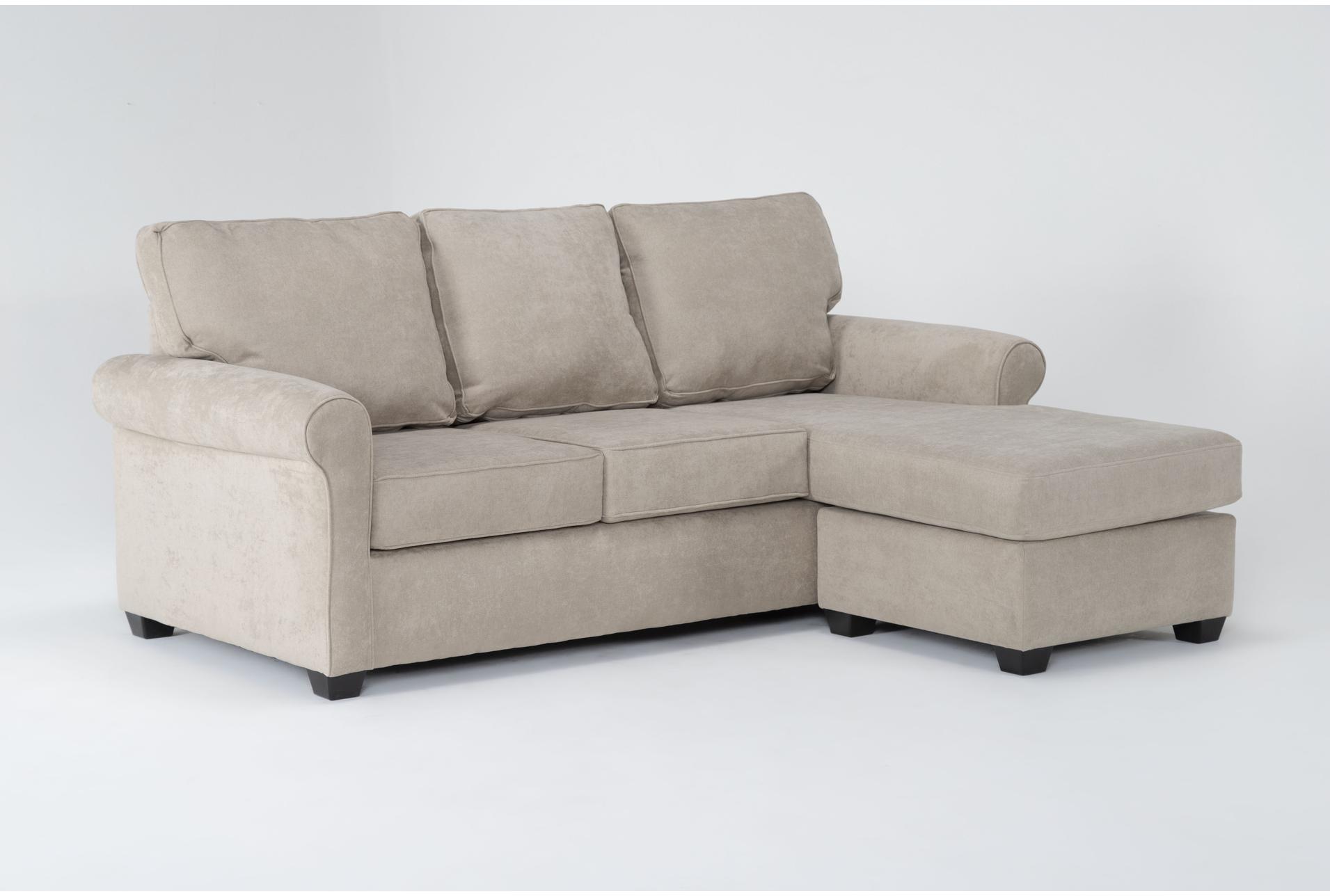 athos cream beige fabric 86" sofa with reversible chaise | rolled arms 1 athos cream beige fabric 86" sofa with reversible chaise | rolled arms