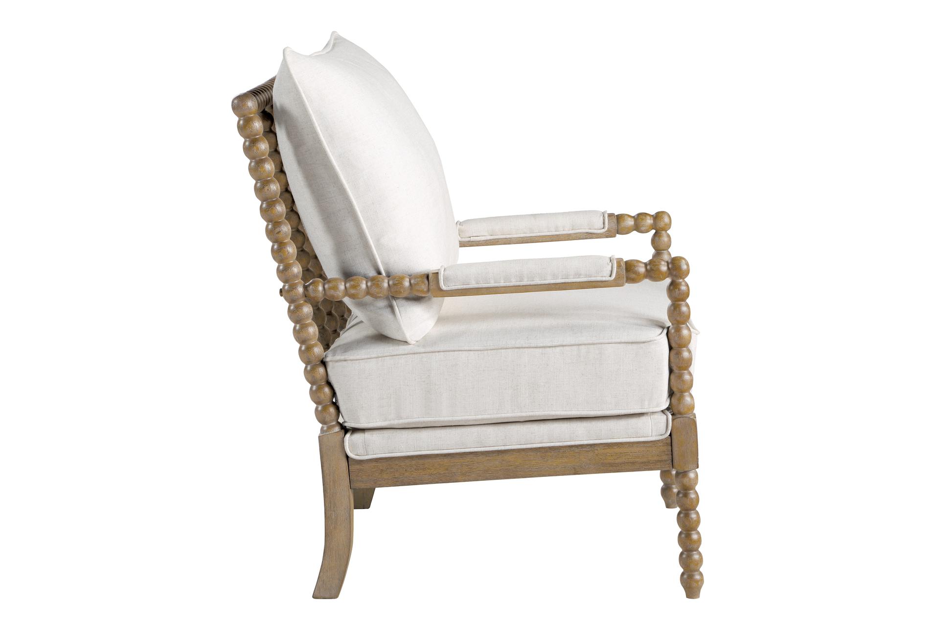 fletcher white fabric linen spindle arm chair with rustic brown finish | lounge | with arms | armchair 6 fletcher white fabric linen spindle arm chair with rustic brown finish | lounge | with arms | armchair