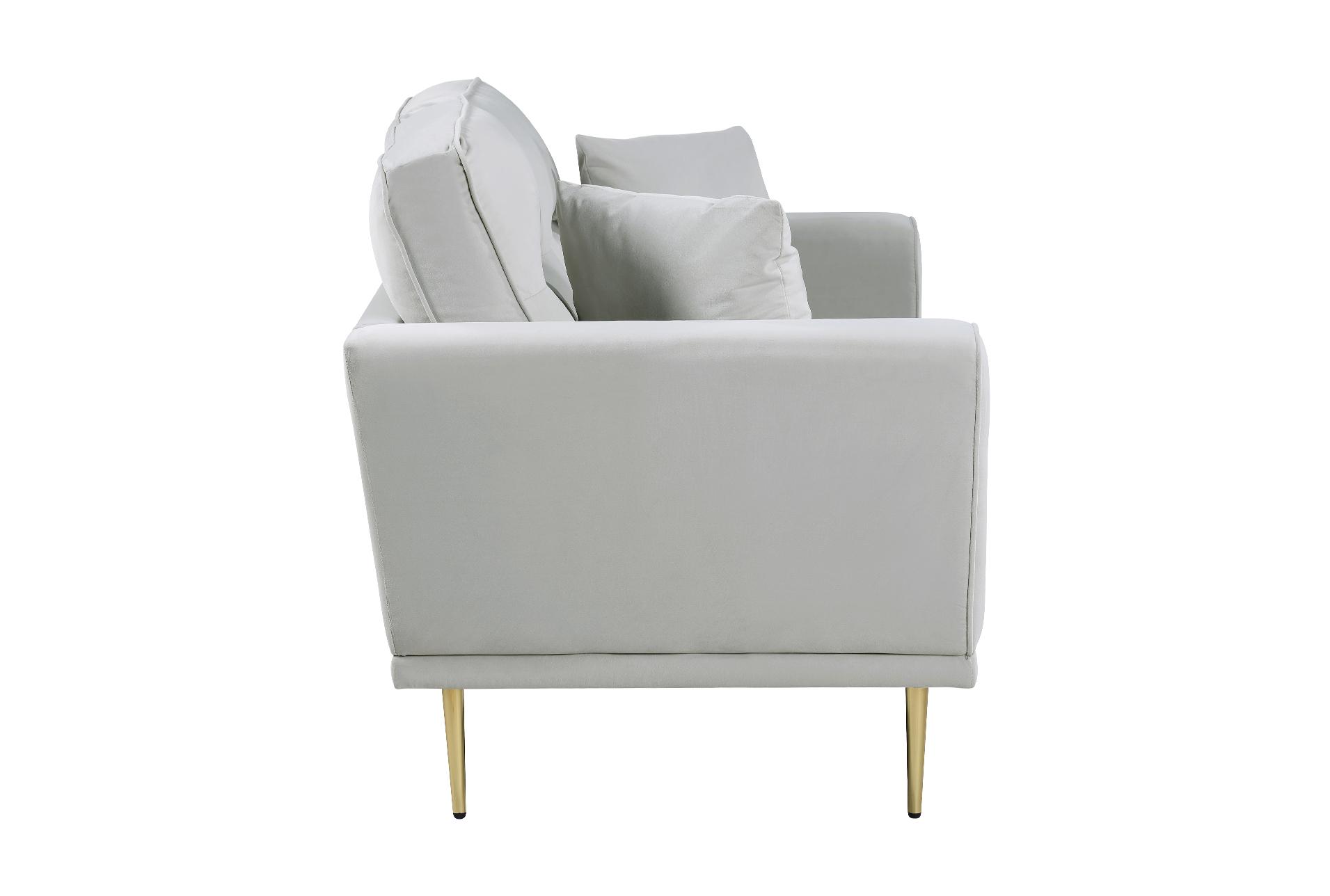 strader grey velvet fabric 58" loveseat | loose reversible back 12 strader grey velvet fabric 58" loveseat | loose reversible back
