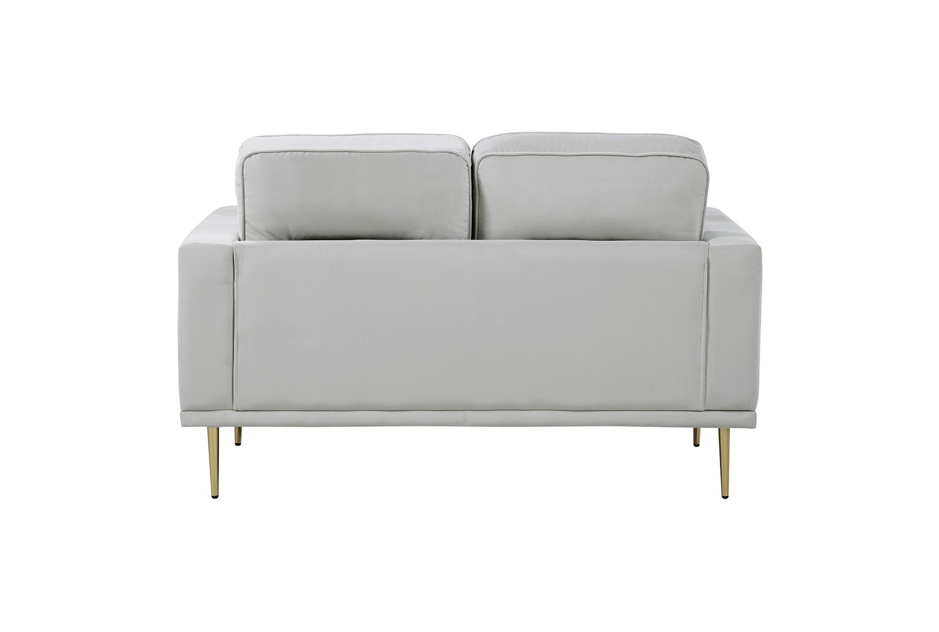 strader grey velvet fabric 58" loveseat | loose reversible back 15 strader grey velvet fabric 58" loveseat | loose reversible back