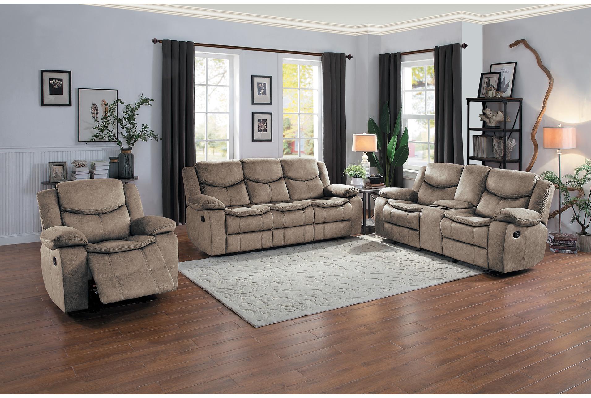 forte brown polyester 88" microfiber manual reclining sofa 15 forte brown polyester 88" microfiber manual reclining sofa