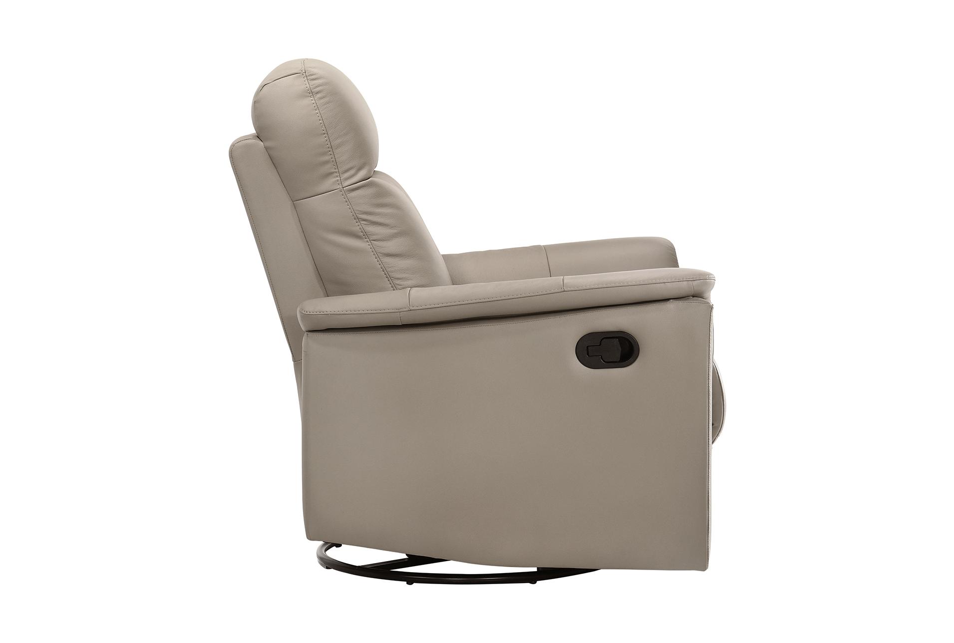 croydon latte beige nursery 36" leather manual swivel glider recliner | exterior pull | rocker 11 croydon latte beige nursery 36" leather manual swivel glider recliner | exterior pull | rocker