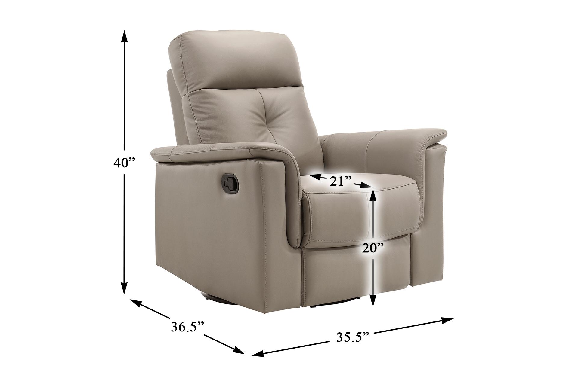 croydon latte beige nursery 36" leather manual swivel glider recliner | exterior pull | rocker 13 croydon latte beige nursery 36" leather manual swivel glider recliner | exterior pull | rocker