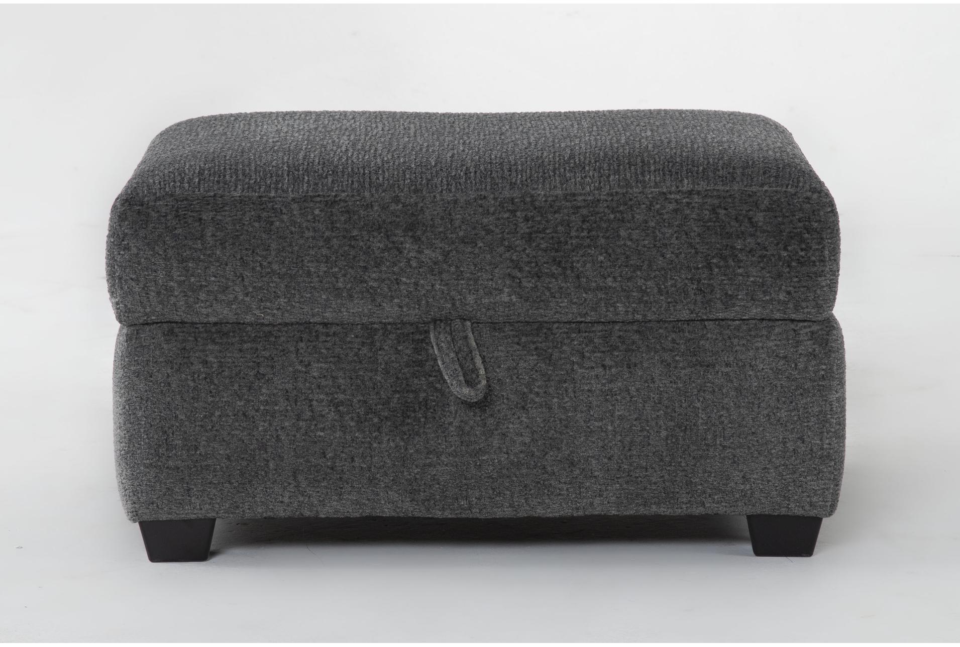 zoeller charcoal grey fabric storage ottoman 1 zoeller charcoal grey fabric storage ottoman