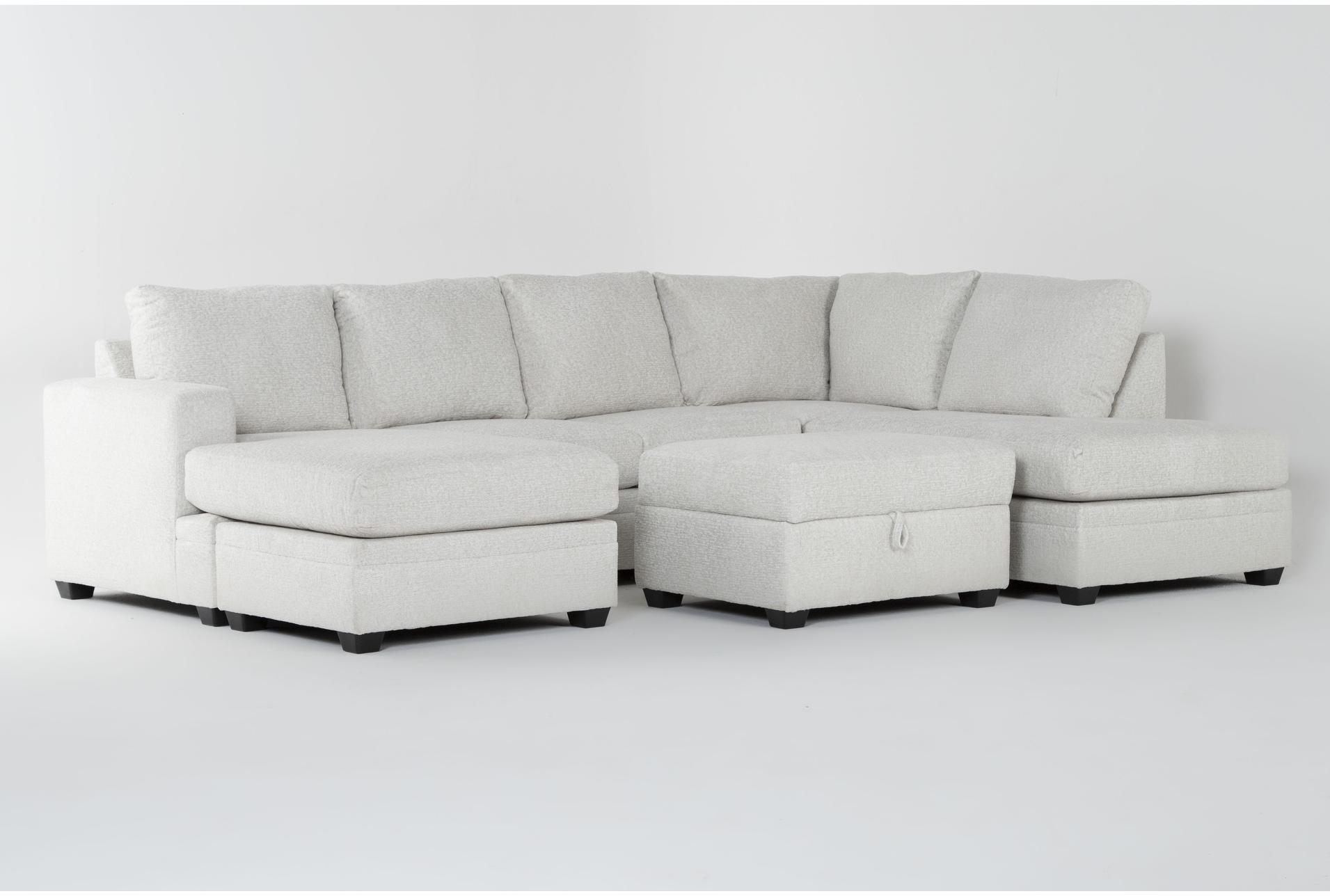 zoeller sand beige fabric 127" 2 piece u-shaped sectional with left arm facing sofa chaise + right arm facing corner chaise & ottoman 1 zoeller sand beige fabric 127" 2 piece u-shaped sectional with left arm facing sofa chaise + right arm facing corner chaise & ottoman