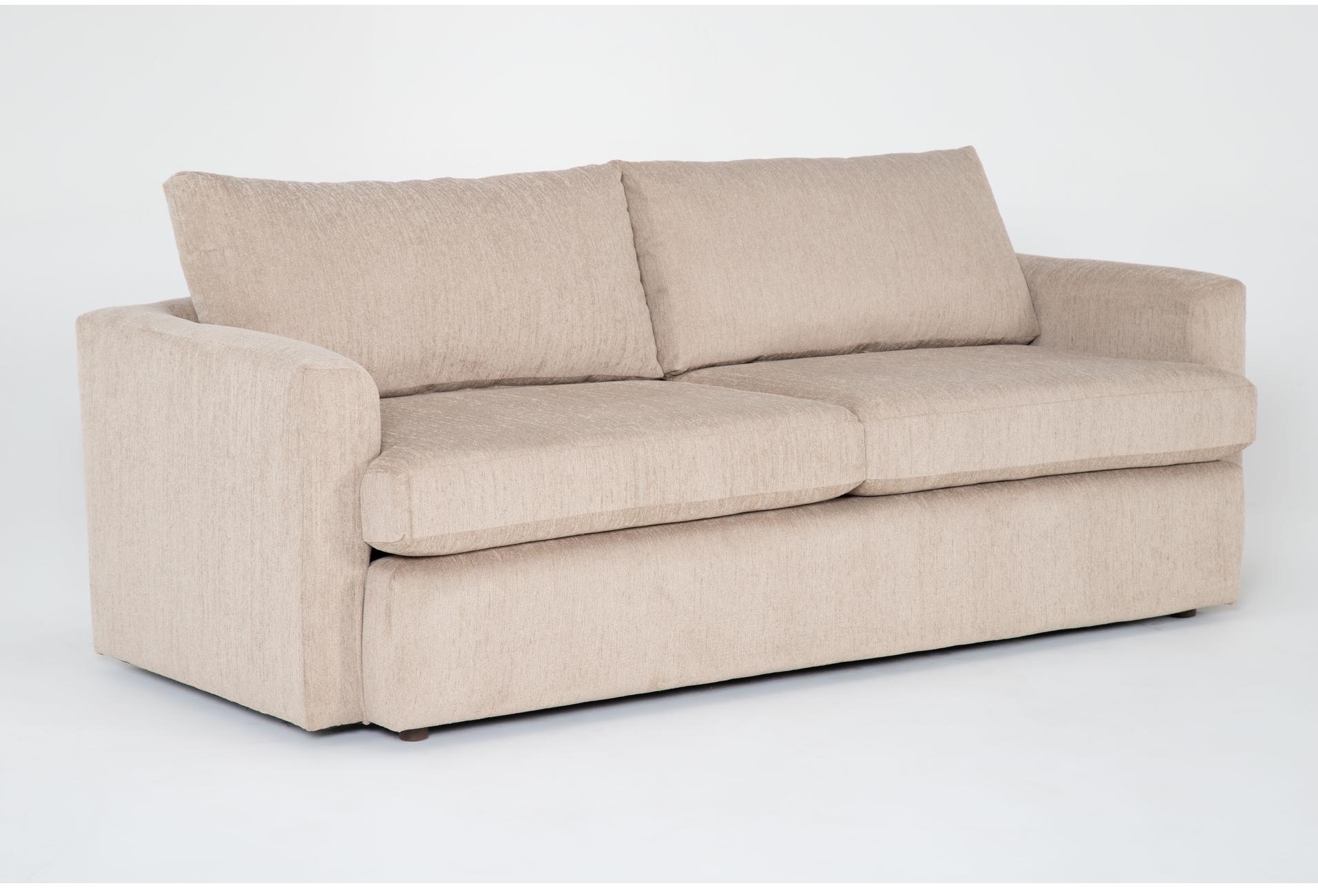 basil putty beige fabric 85" sofa | track arms 7 basil putty beige fabric 85" sofa | track arms