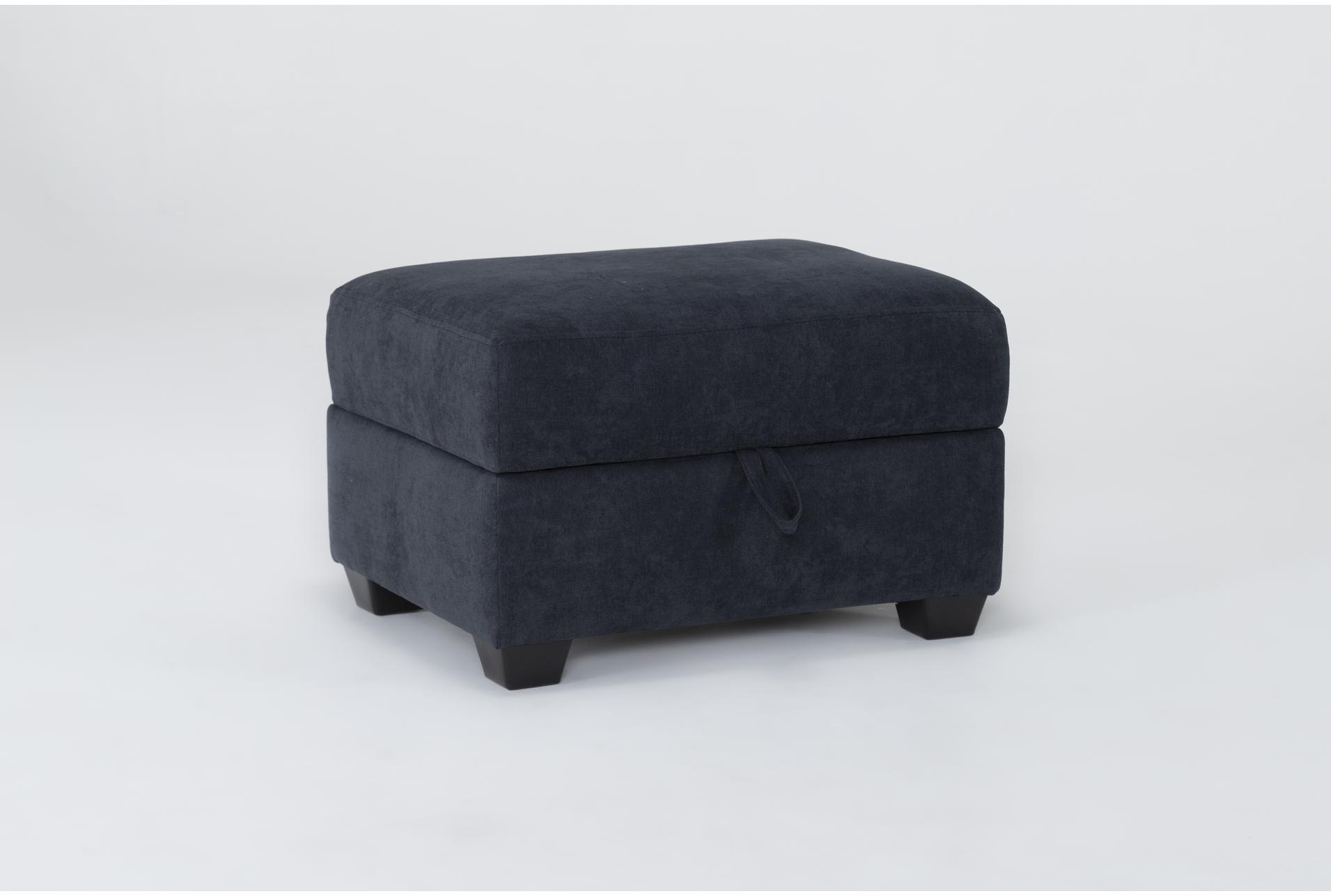 midnight navy blue fabric rectangle storage ottoman 7 midnight navy blue fabric rectangle storage ottoman