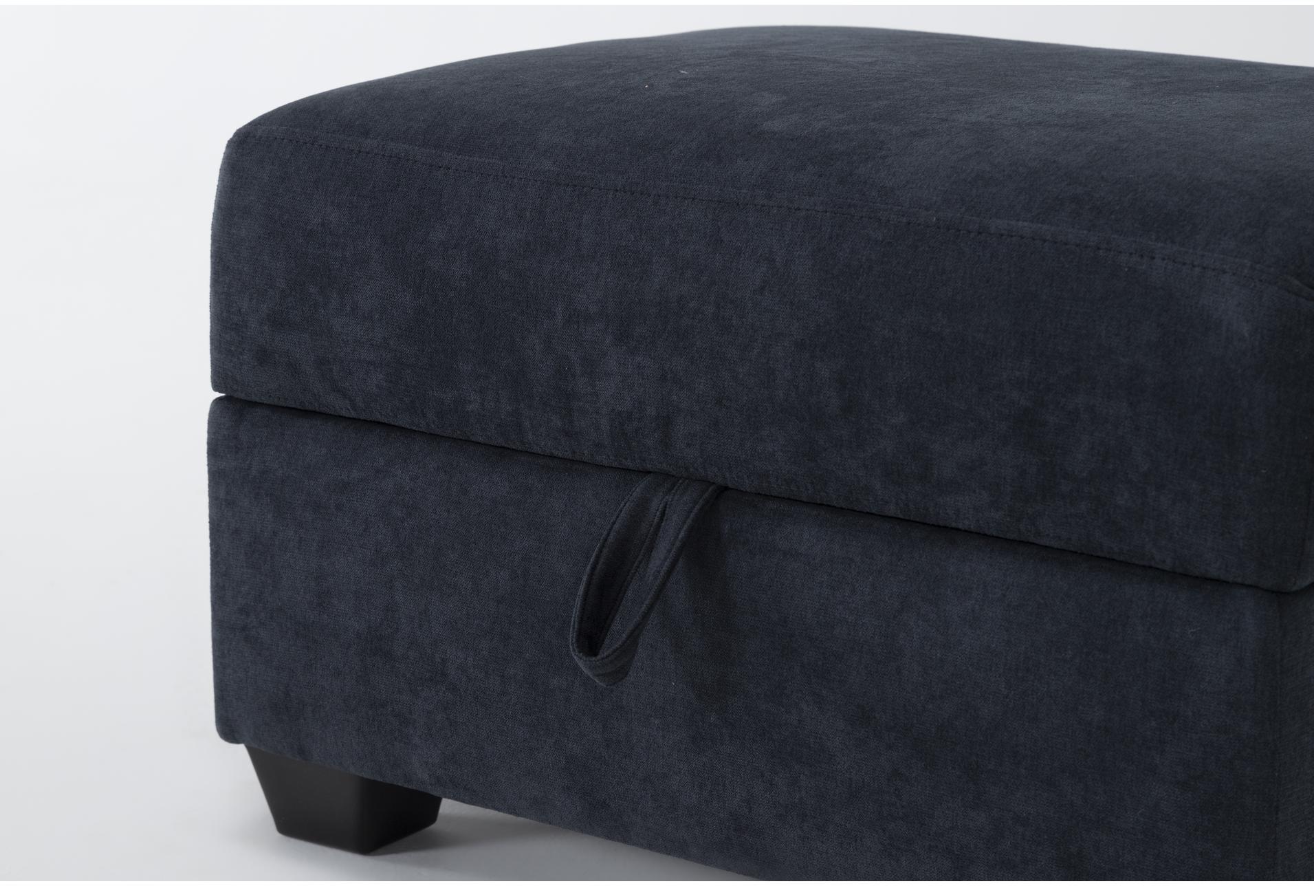midnight navy blue fabric rectangle storage ottoman 10 midnight navy blue fabric rectangle storage ottoman