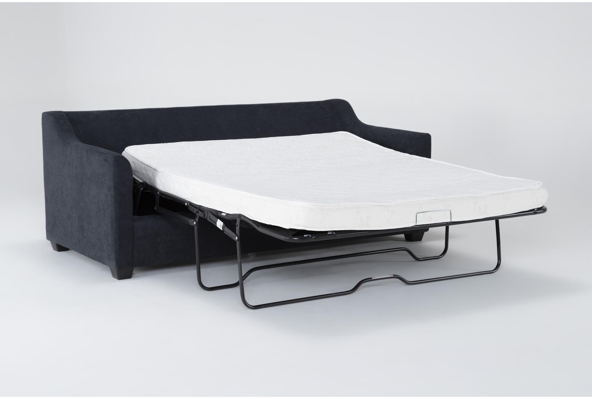 porthos midnight blue fabric 80" queen memory foam sleeper sofa bed with reversible chaise | loose reversible back 11 porthos midnight blue fabric 80" queen memory foam sleeper sofa bed with reversible chaise | loose reversible back
