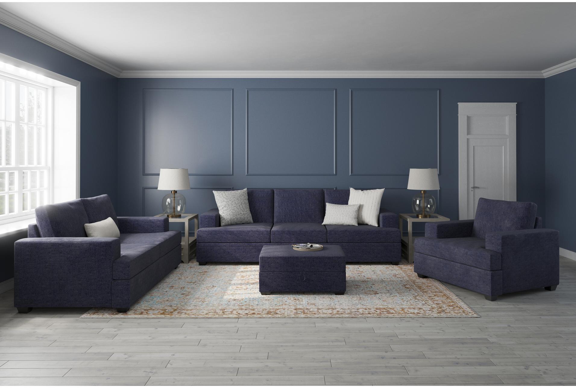 bonaterra midnight navy blue fabric 4 piece queen memory foam sleeper sofa bed loveseat oversized arm chair & storage ottoman set 14 bonaterra midnight navy blue fabric 4 piece queen memory foam sleeper sofa bed loveseat oversized arm chair & storage ottoman set