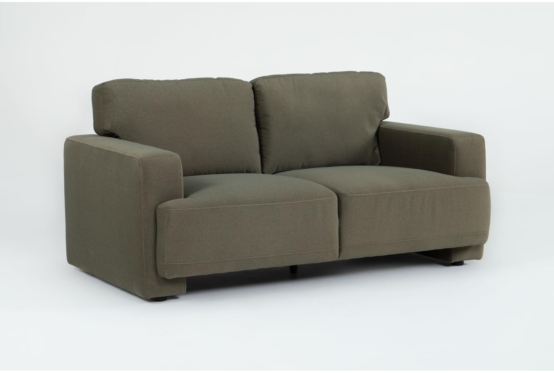 milan green velvet fabric loveseat | track arms 9 milan green velvet fabric loveseat | track arms