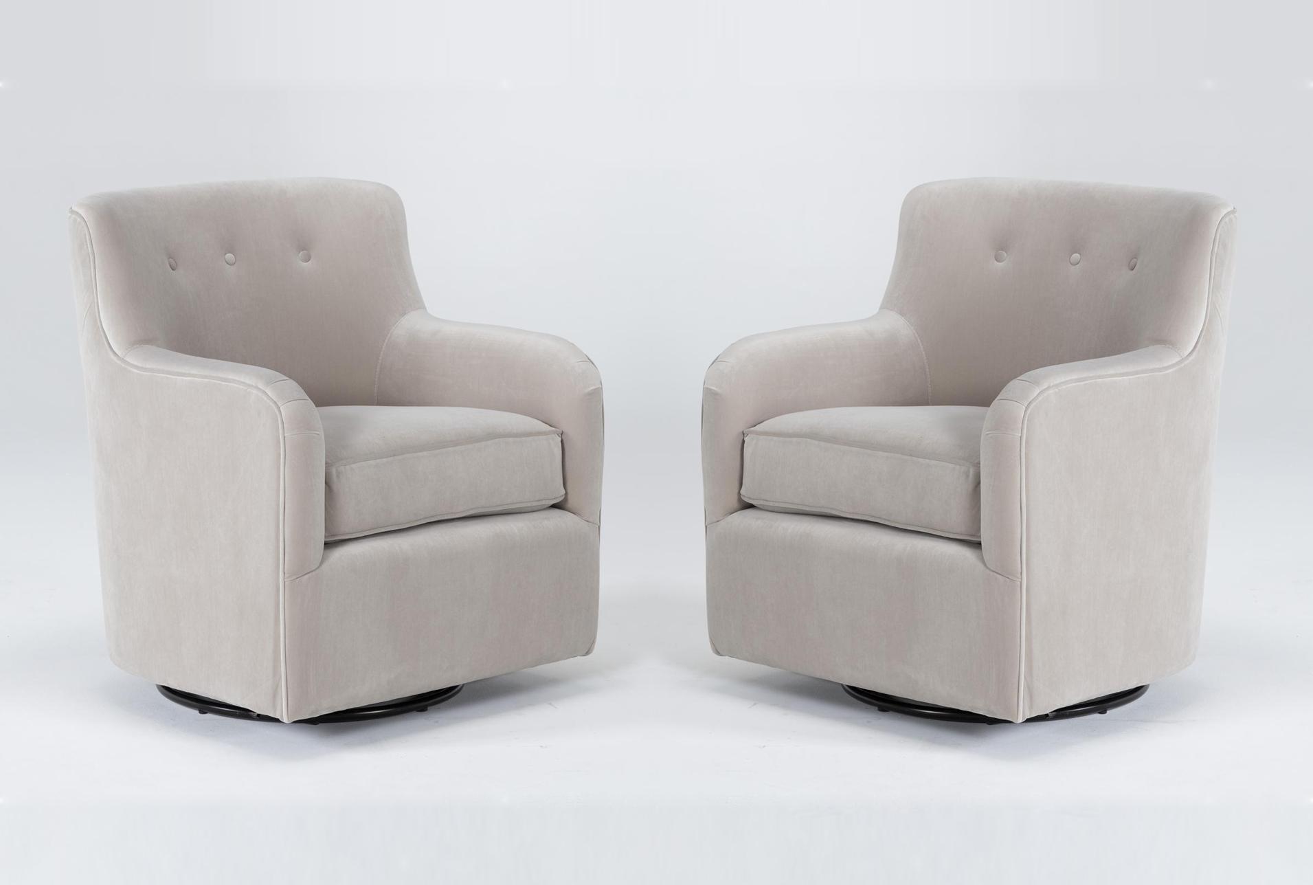 katrina velvet dove beige fabric swivel glider arm chairs set of 2 1 katrina velvet dove beige fabric swivel glider arm chairs set of 2